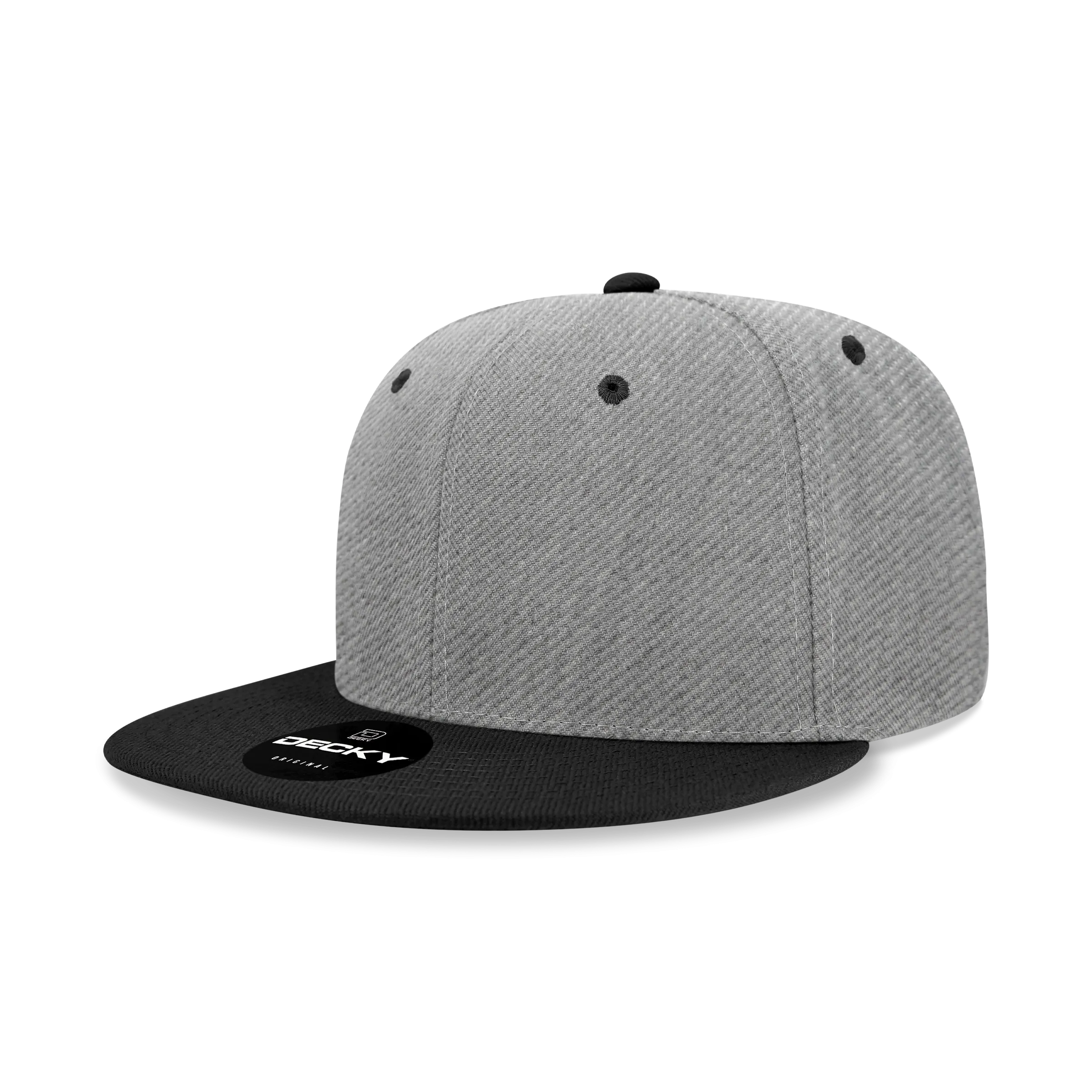Decky 6020 - High Profile 6 Panel Snapback, Flat Bill Hat - PALLET Pricing