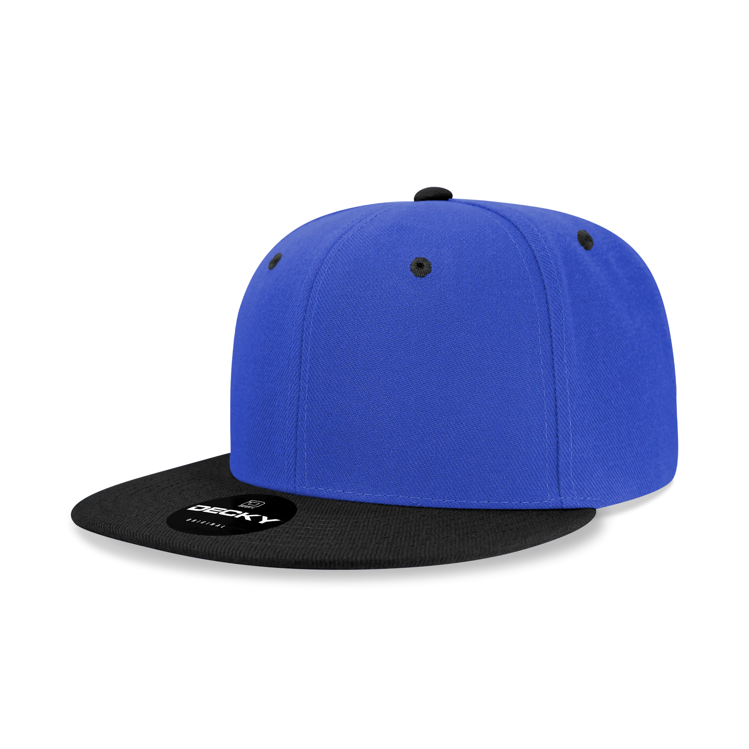 Decky 6020 - High Profile 6 Panel Snapback, Flat Bill Hat - PALLET Pricing