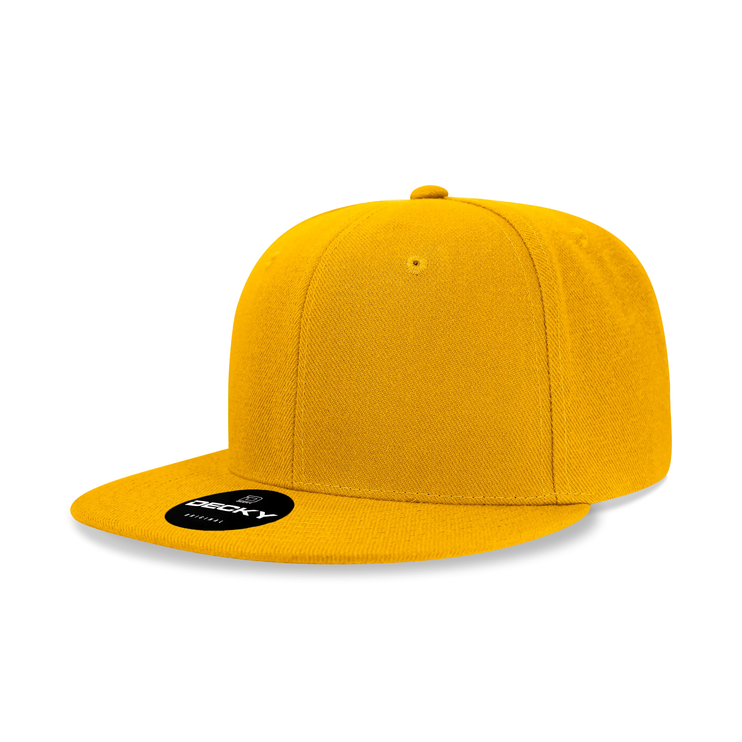 Decky 6020 - High Profile 6 Panel Snapback, Flat Bill Hat - PALLET Pricing