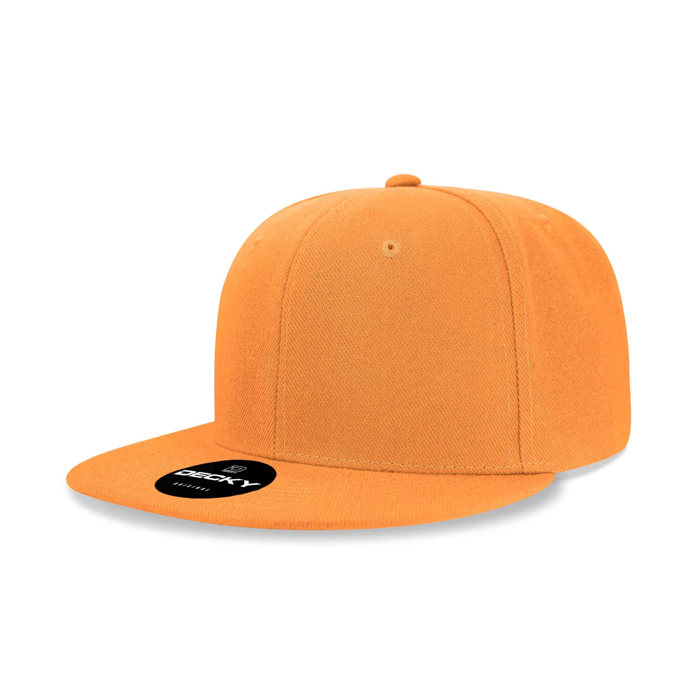 Decky 6020 - High Profile 6 Panel Snapback, Flat Bill Hat - PALLET Pricing