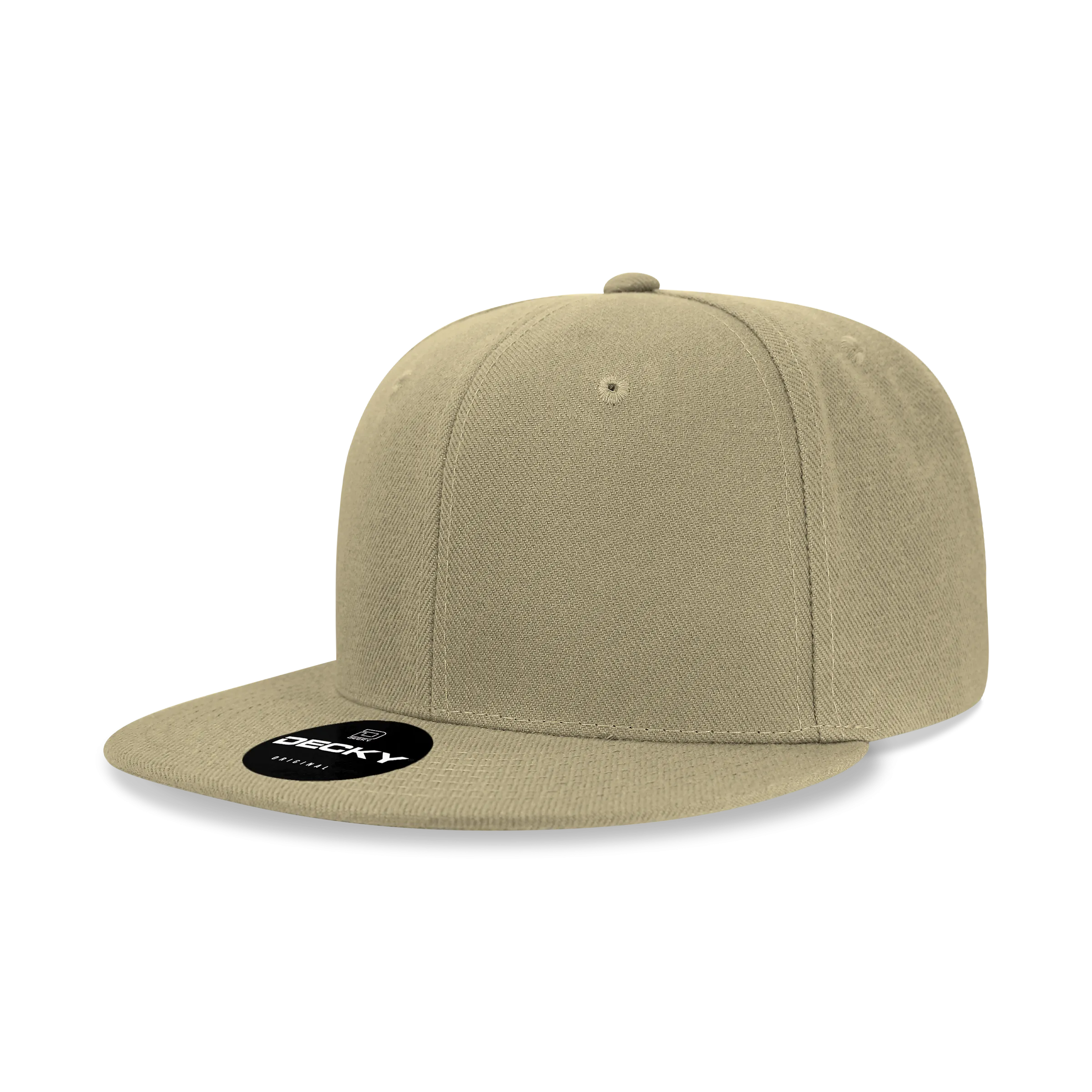 Decky 6020 - High Profile 6 Panel Snapback, Flat Bill Hat - PALLET Pricing
