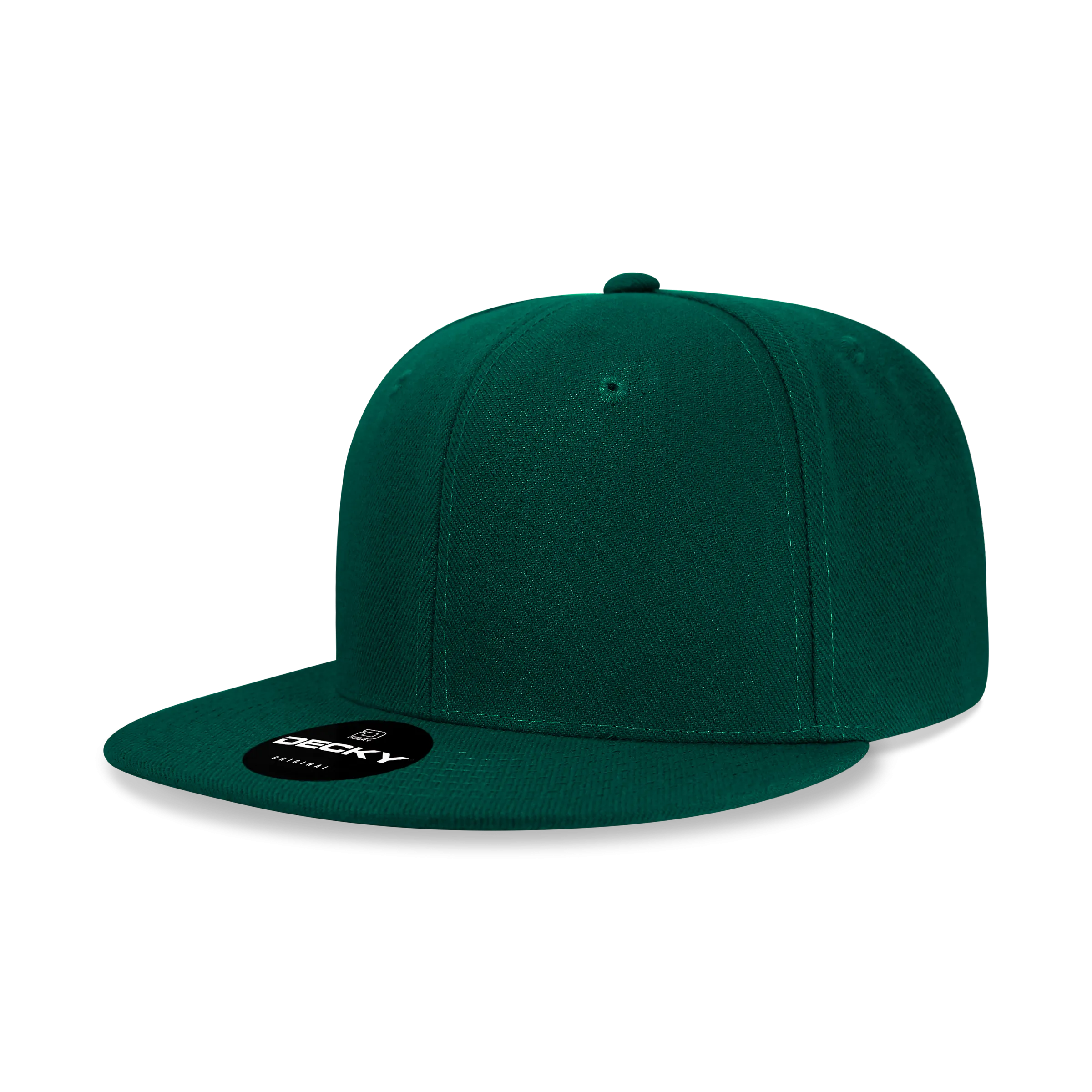 Decky 6020 - High Profile 6 Panel Snapback, Flat Bill Hat - PALLET Pricing