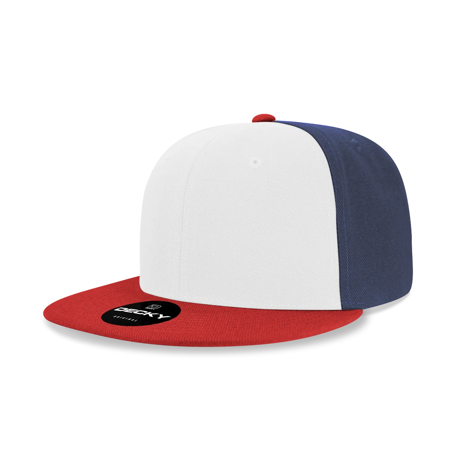 Decky 6020 - High Profile 6 Panel Snapback, Flat Bill Hat - PALLET Pricing
