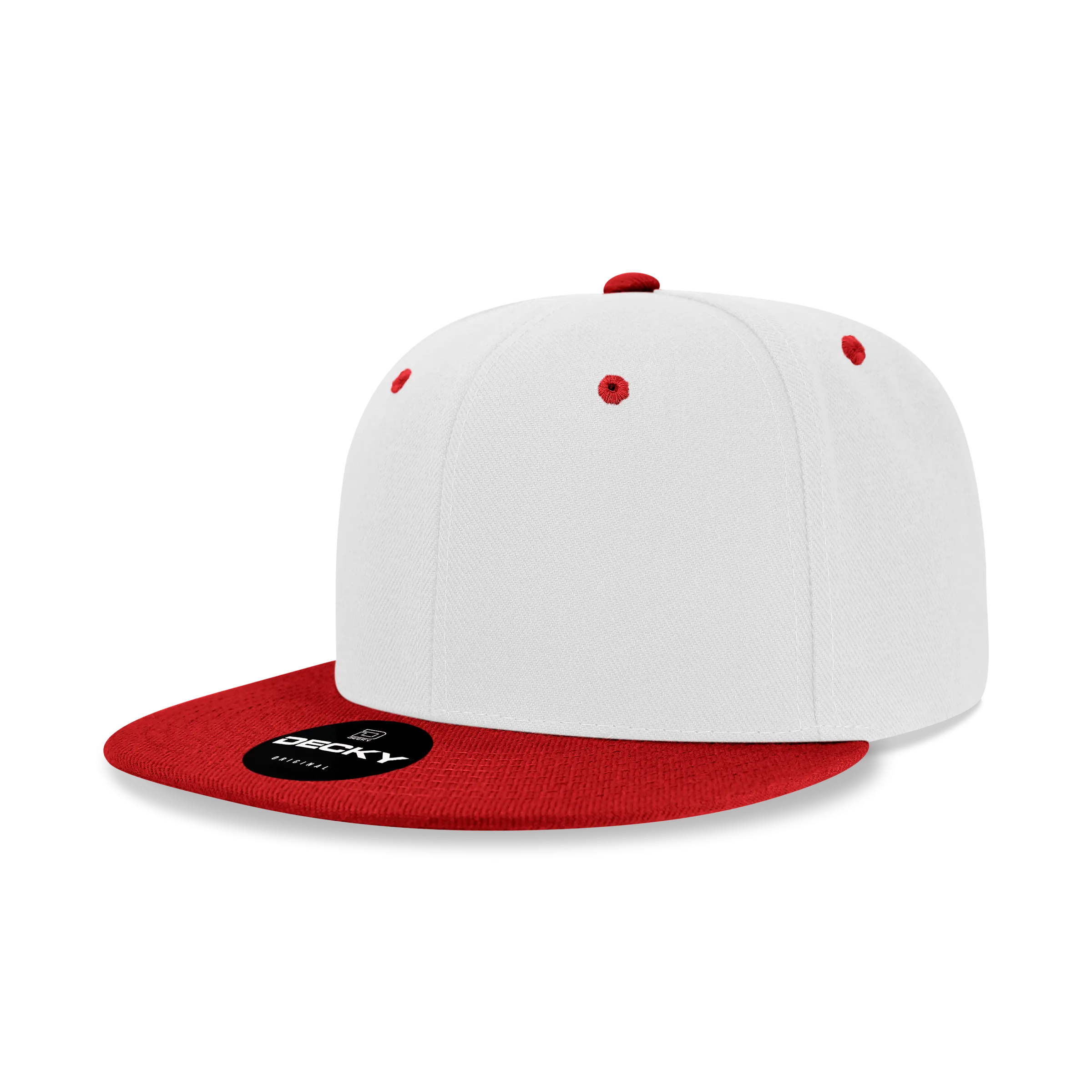 Decky 6020 - High Profile 6 Panel Snapback, Flat Bill Hat - PALLET Pricing