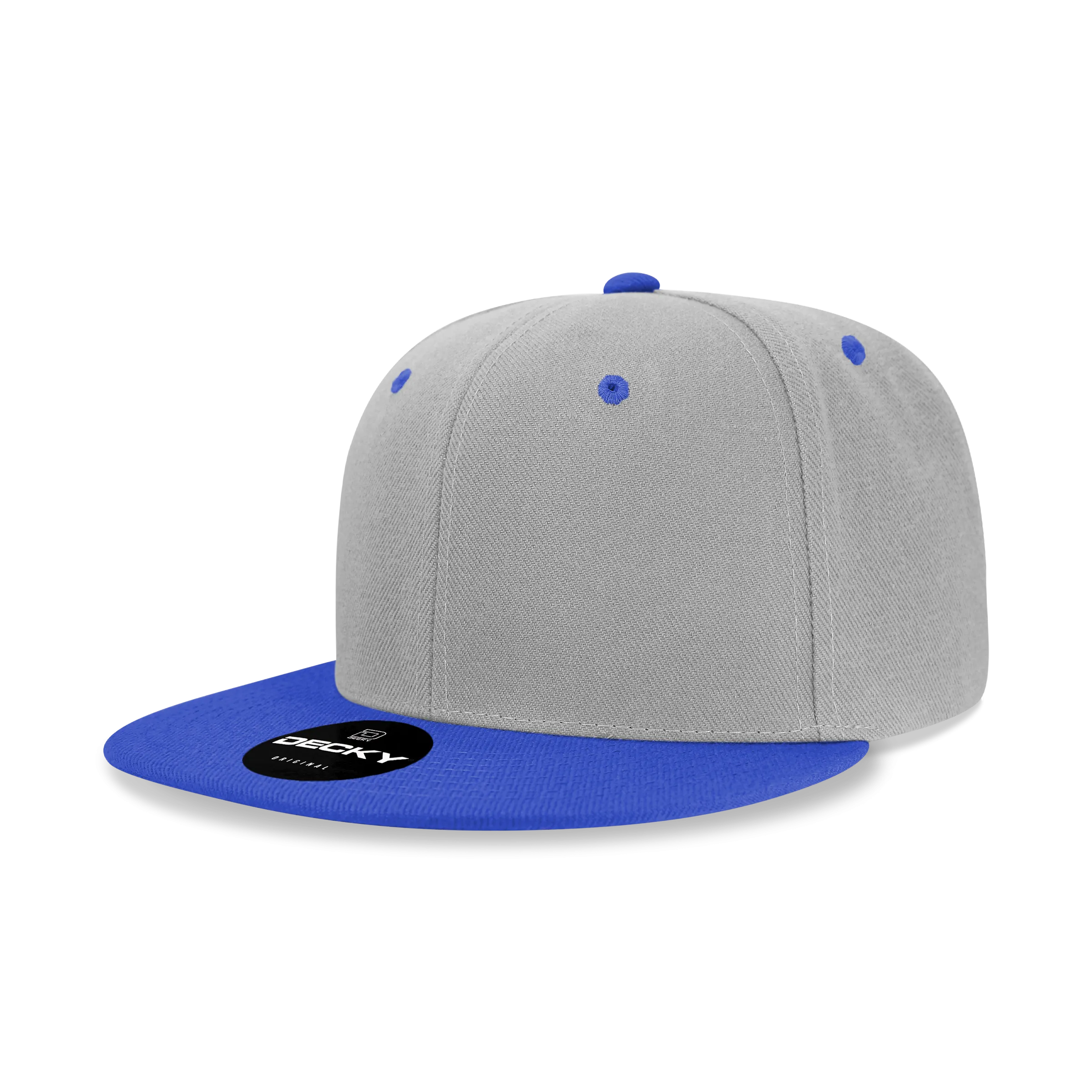 Decky 6020 - High Profile 6 Panel Snapback, Flat Bill Hat - PALLET Pricing