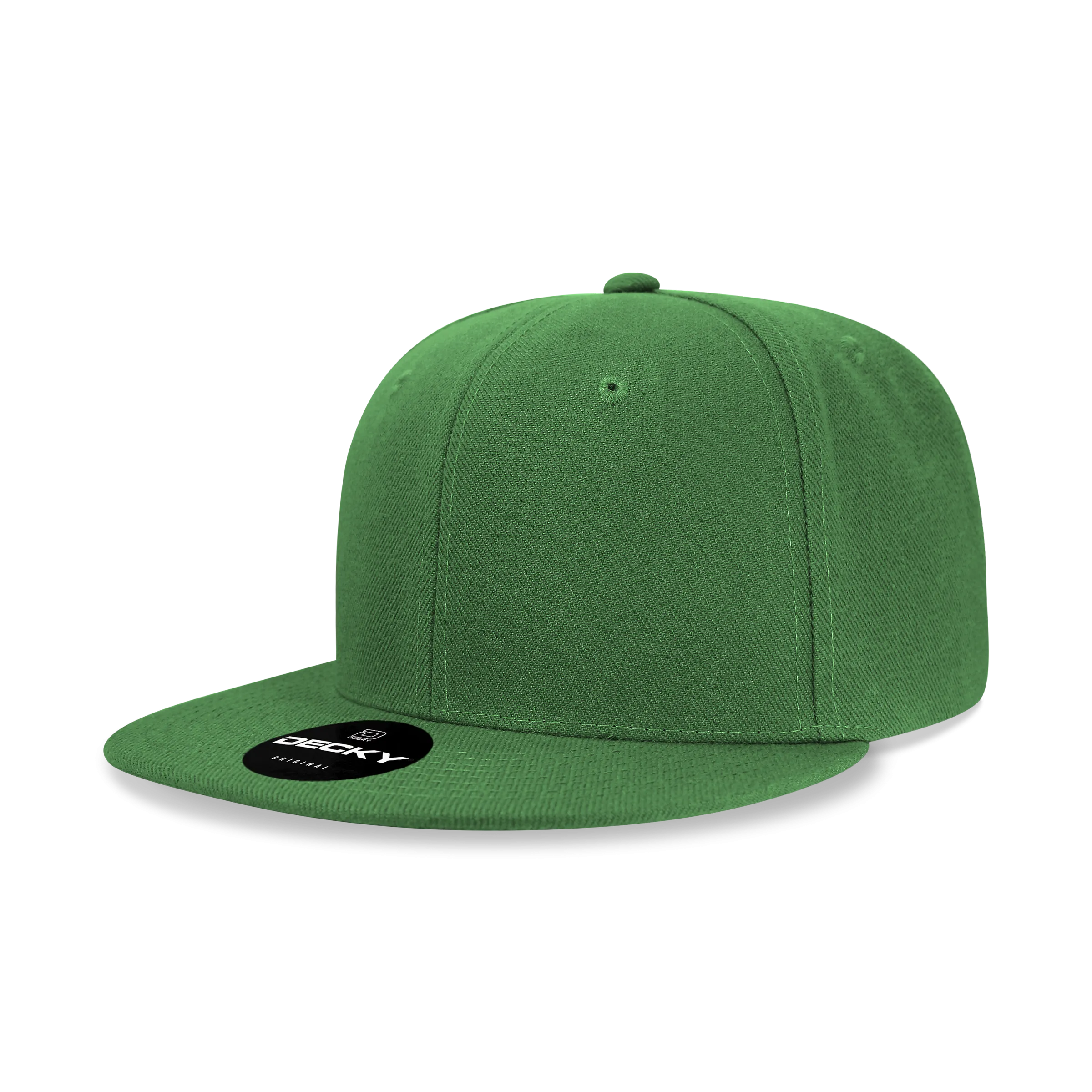 Decky 6020 - High Profile 6 Panel Snapback, Flat Bill Hat - PALLET Pricing