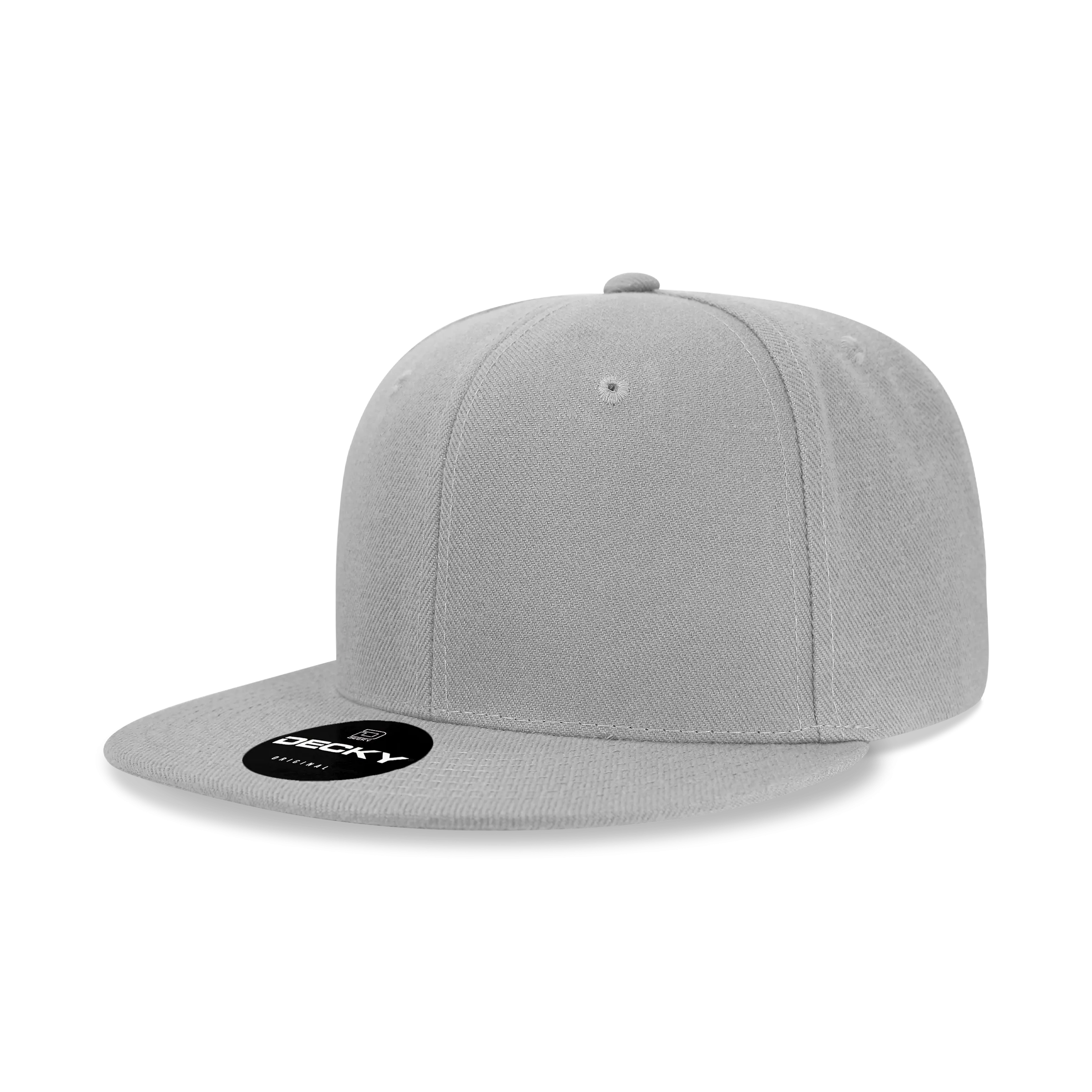 Decky 6020 - High Profile 6 Panel Snapback, Flat Bill Hat - PALLET Pricing