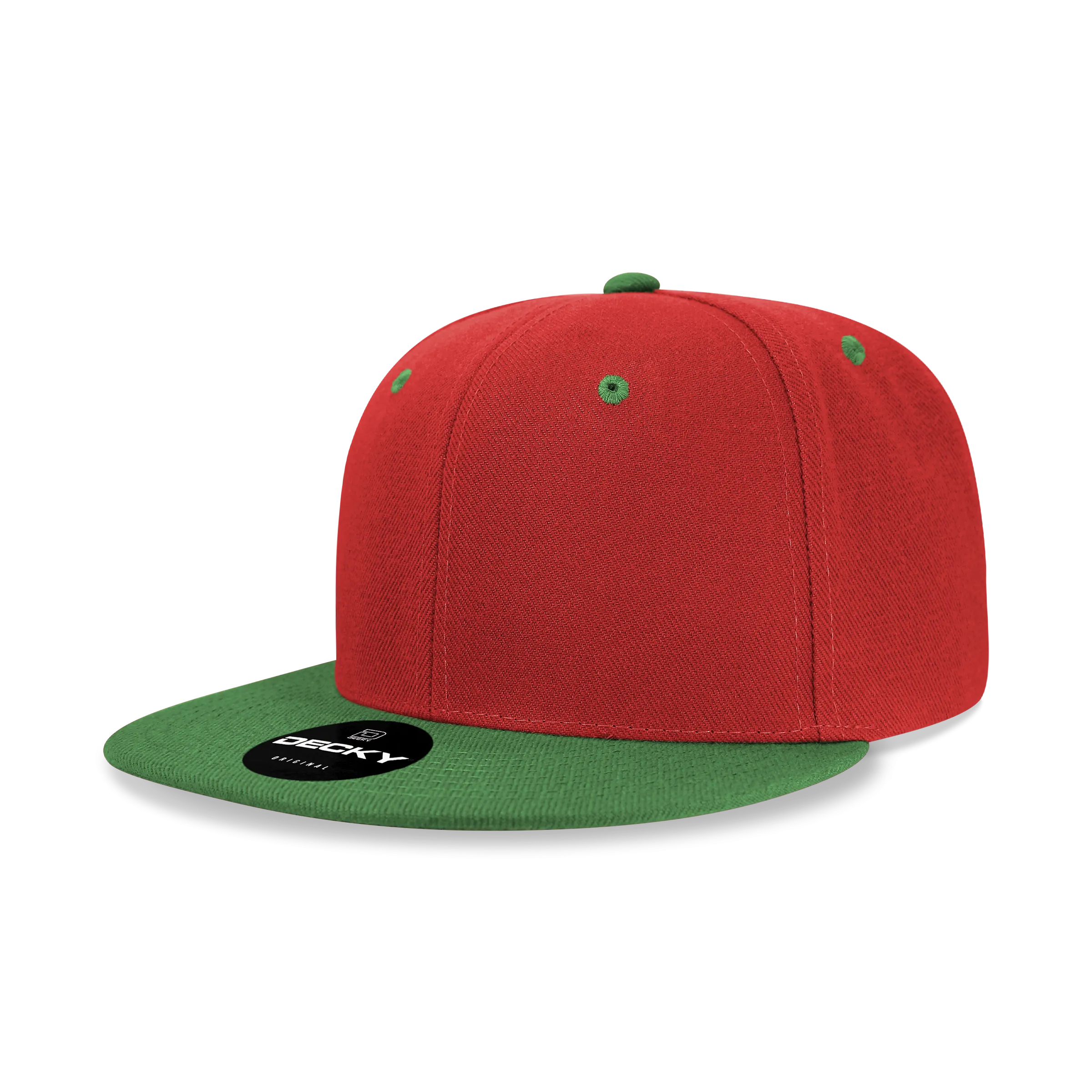 Decky 6020 - High Profile 6 Panel Snapback, Flat Bill Hat - PALLET Pricing