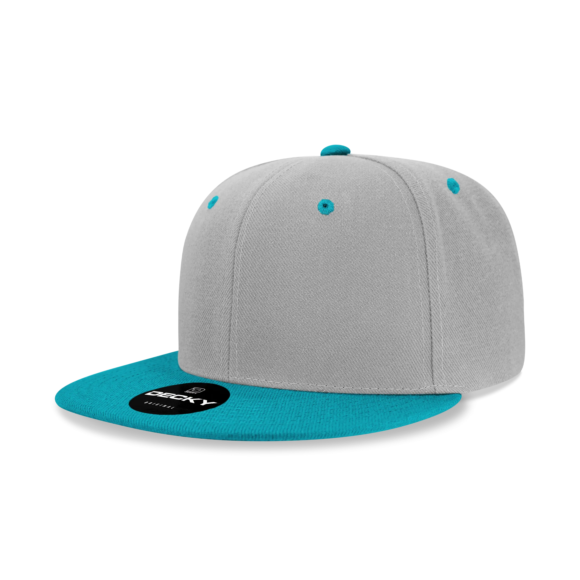 Decky 6020 - High Profile 6 Panel Snapback, Flat Bill Hat - PALLET Pricing