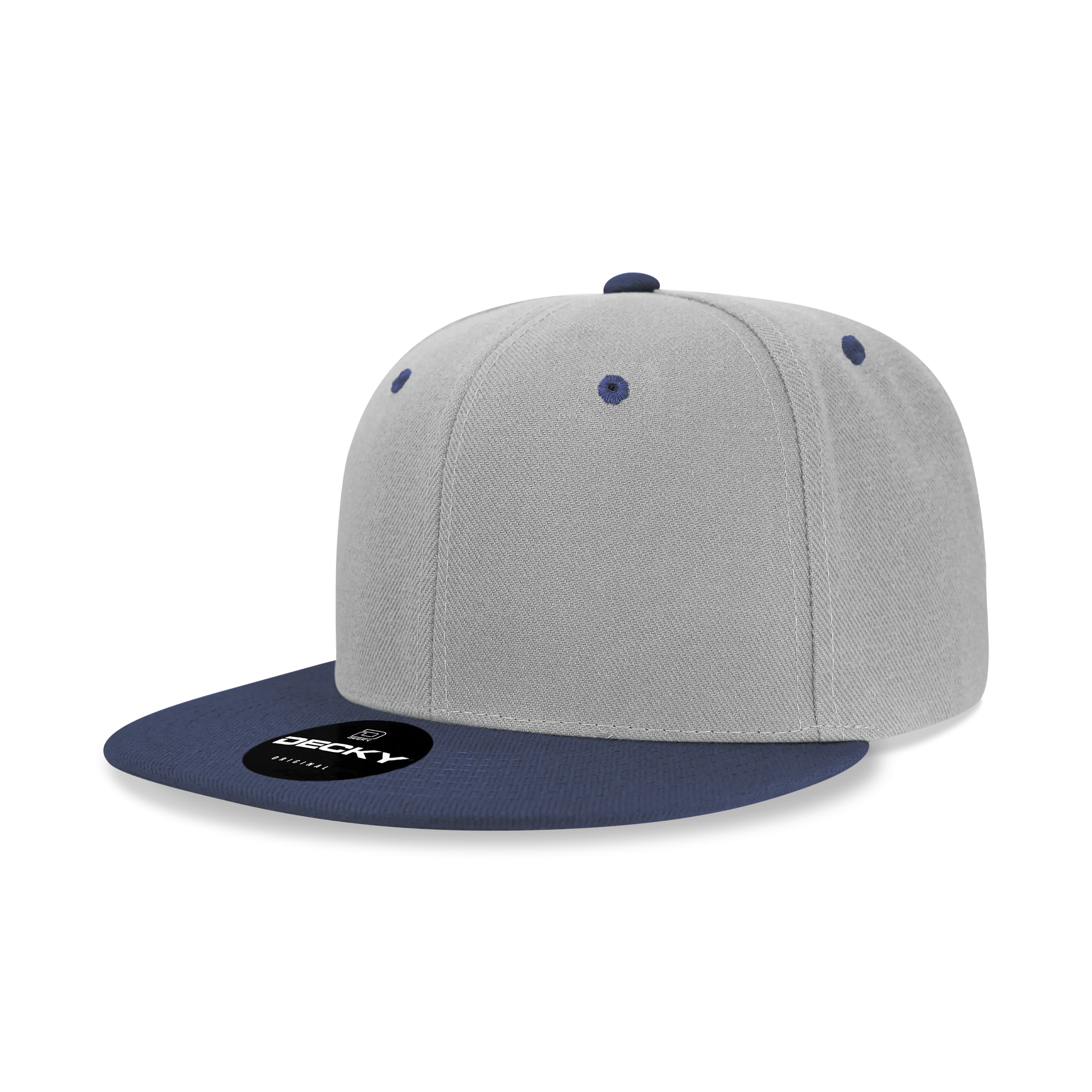 Decky 6020 - High Profile 6 Panel Snapback, Flat Bill Hat - PALLET Pricing