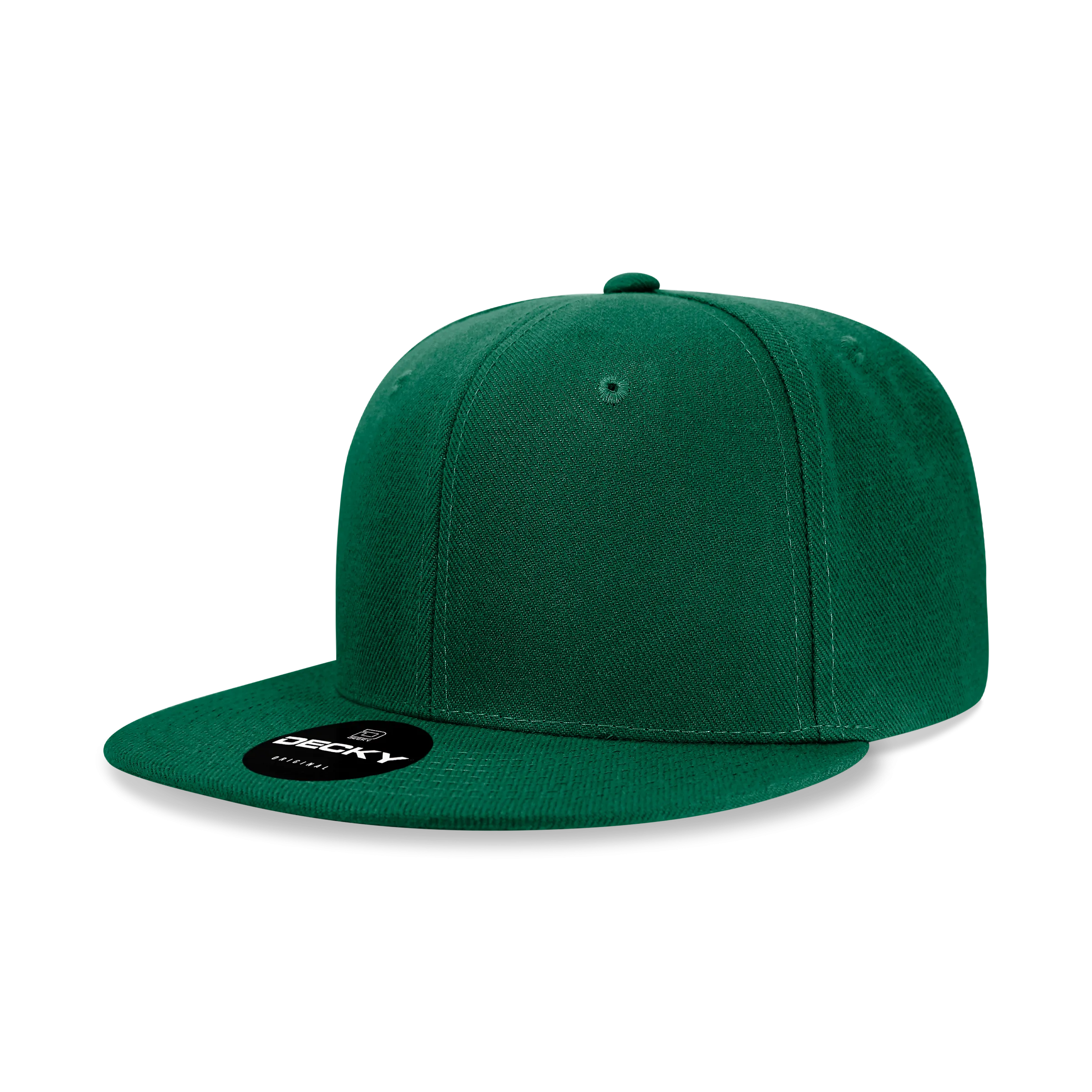 Decky 6020 - High Profile 6 Panel Snapback, Flat Bill Hat - PALLET Pricing