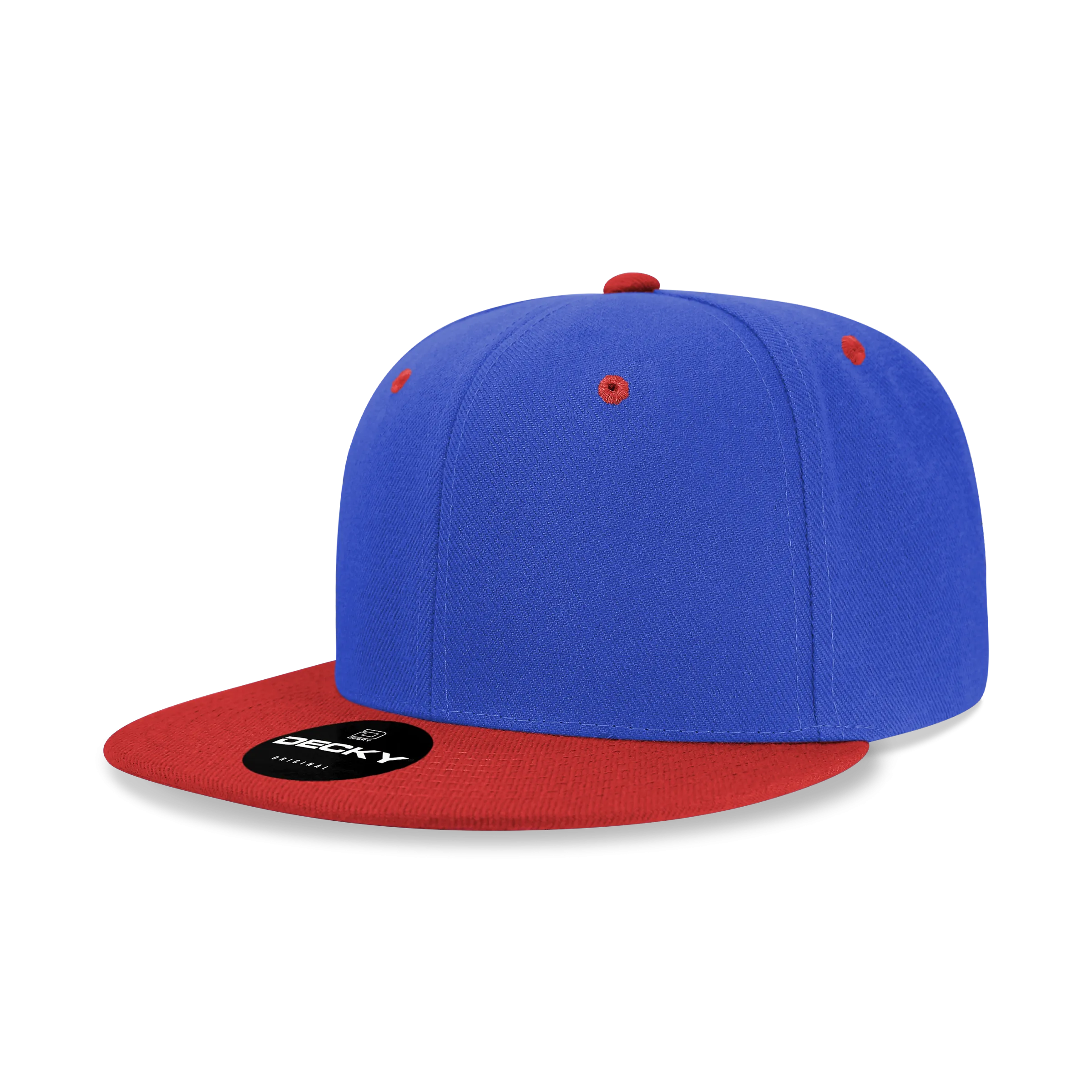 Decky 6020 - High Profile 6 Panel Snapback, Flat Bill Hat - PALLET Pricing