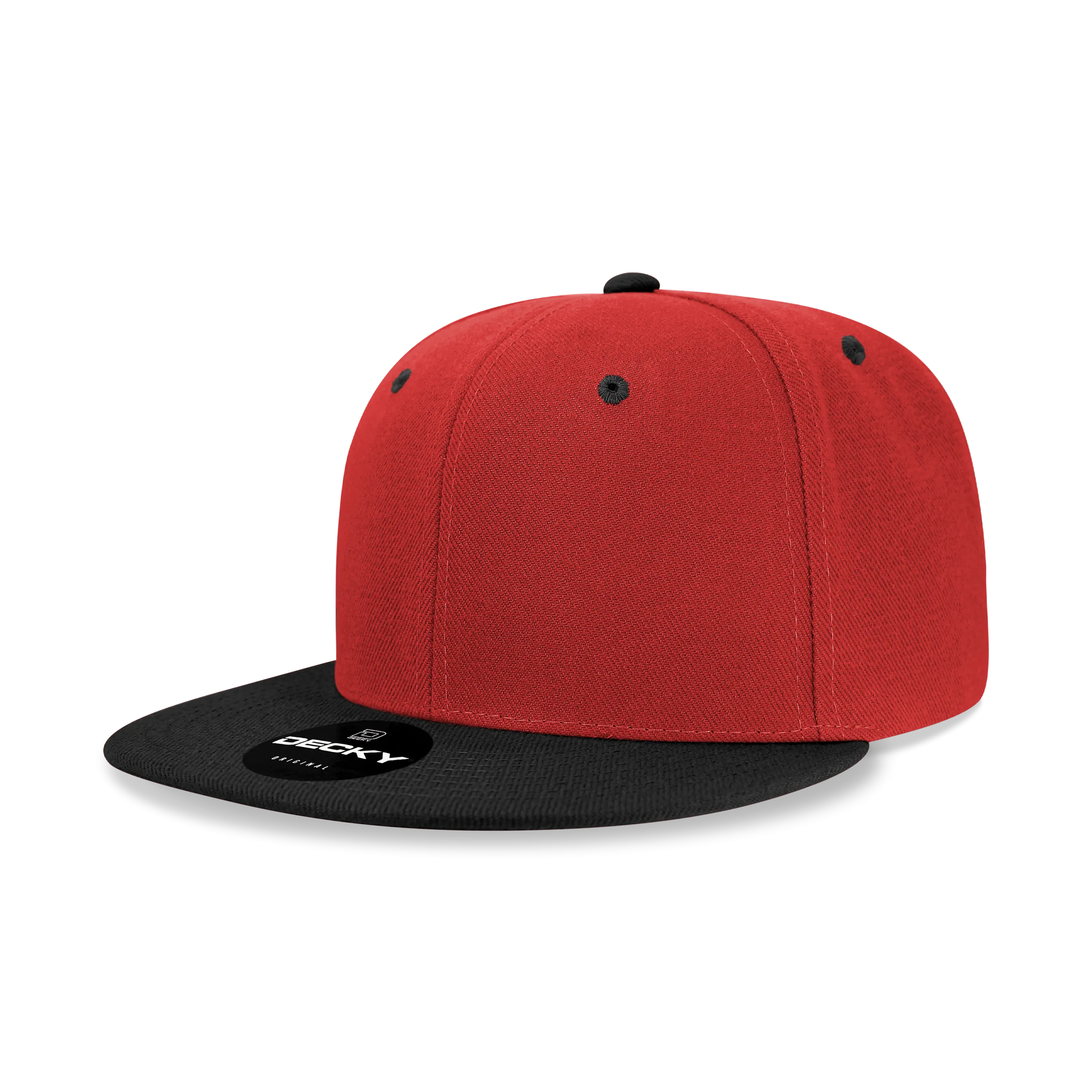 Decky 6020 - High Profile 6 Panel Snapback, Flat Bill Hat - PALLET Pricing