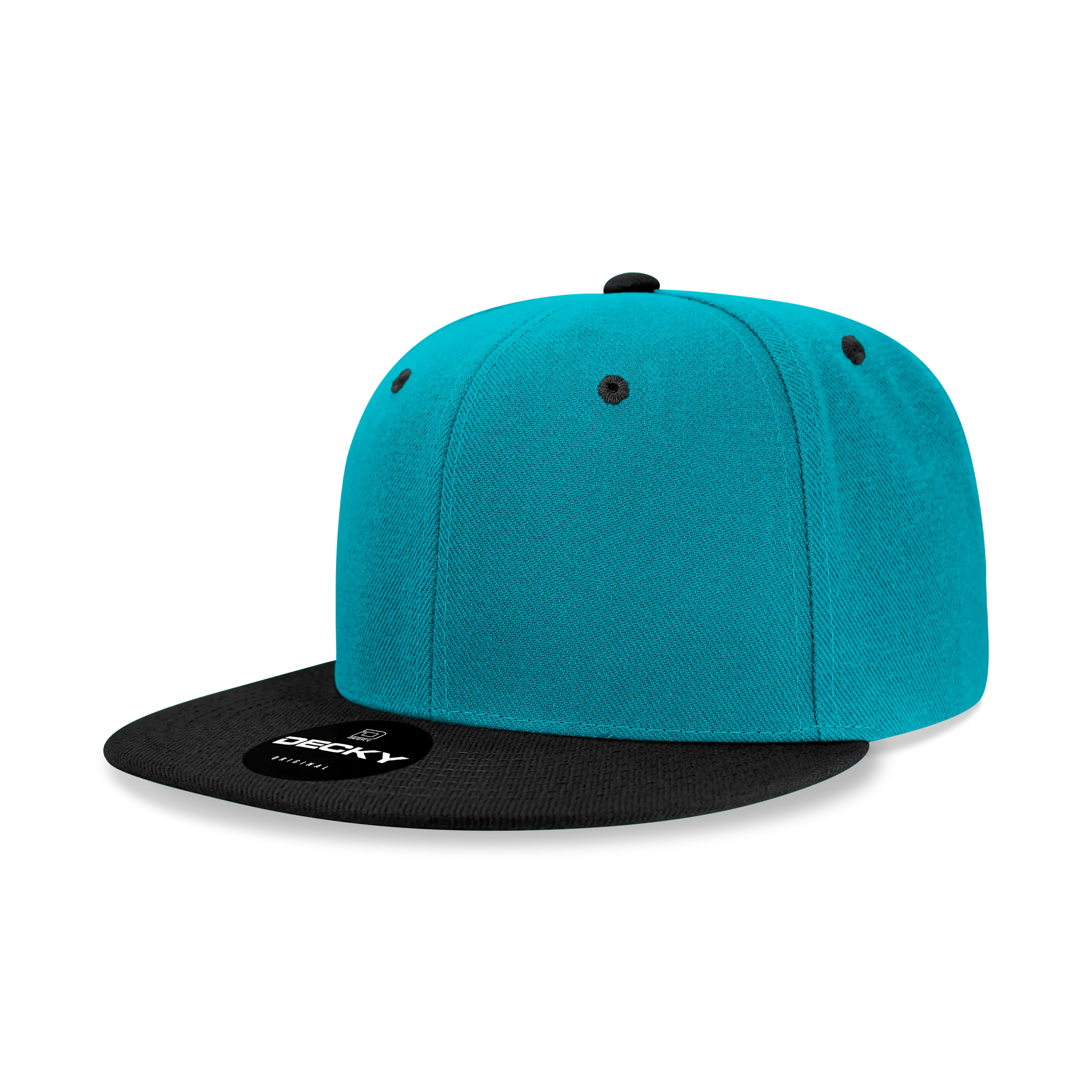 Decky 6020 - High Profile 6 Panel Snapback, Flat Bill Hat - PALLET Pricing