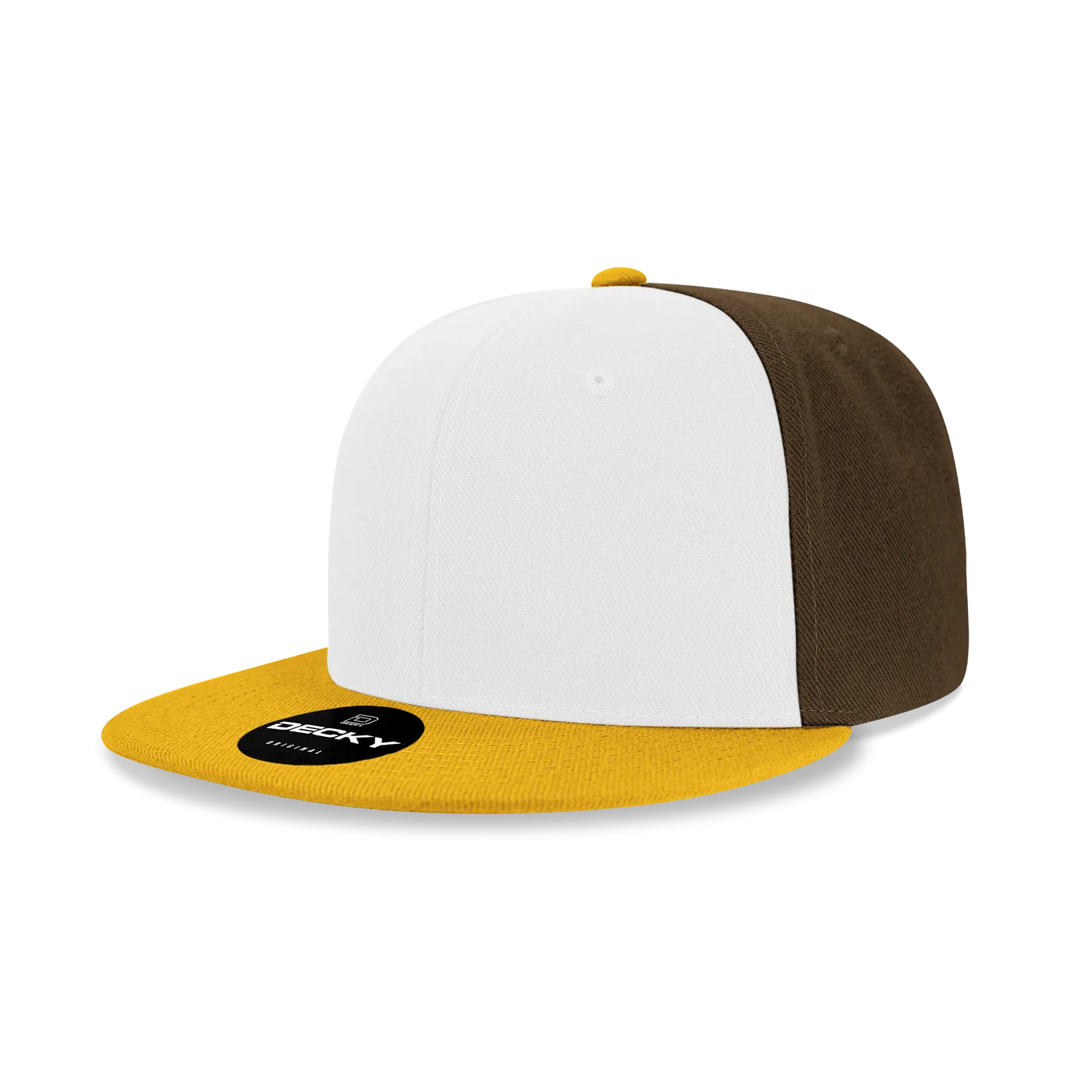 Decky 6020 - High Profile 6 Panel Snapback, Flat Bill Hat - PALLET Pricing