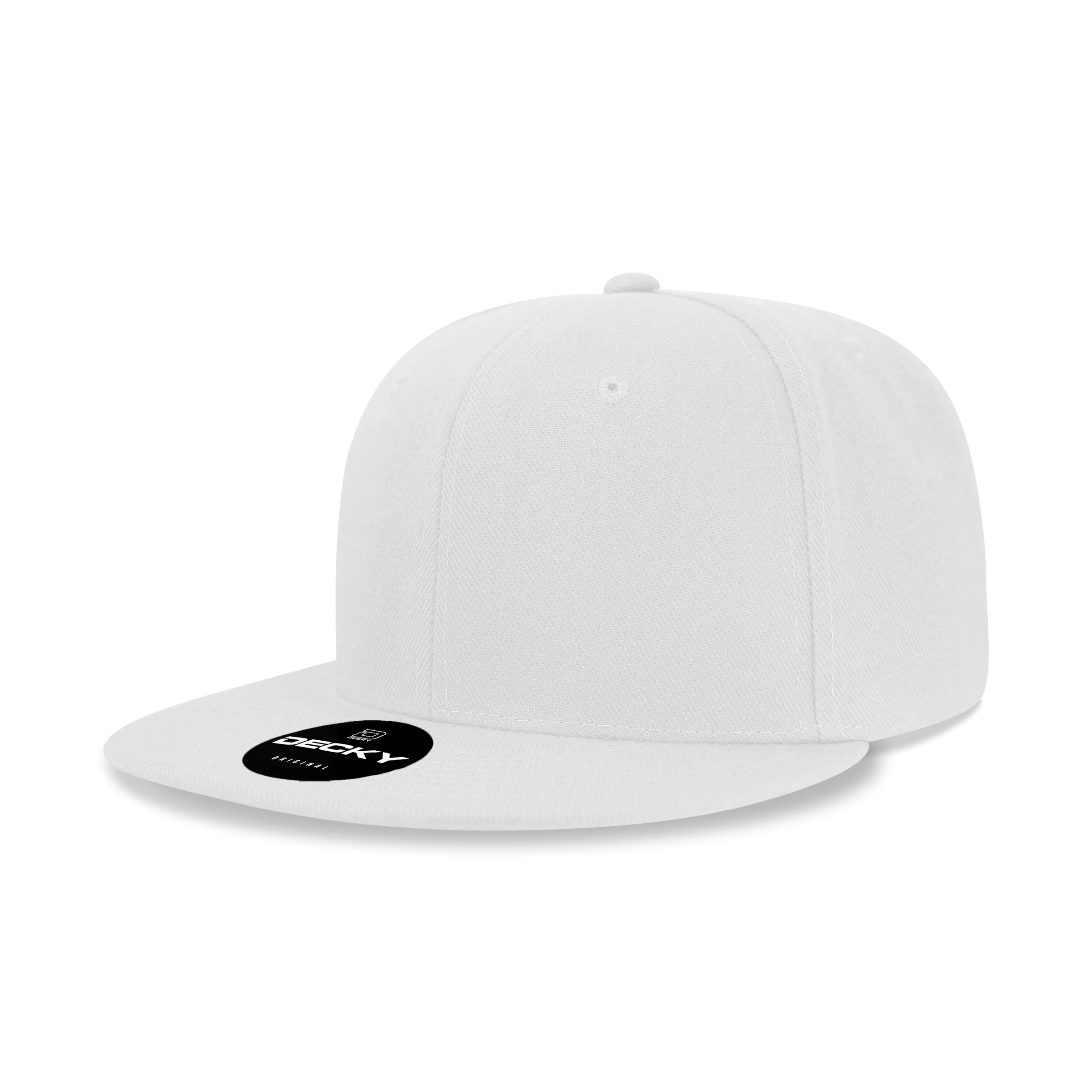 Decky 6020 - High Profile 6 Panel Snapback, Flat Bill Hat - PALLET Pricing