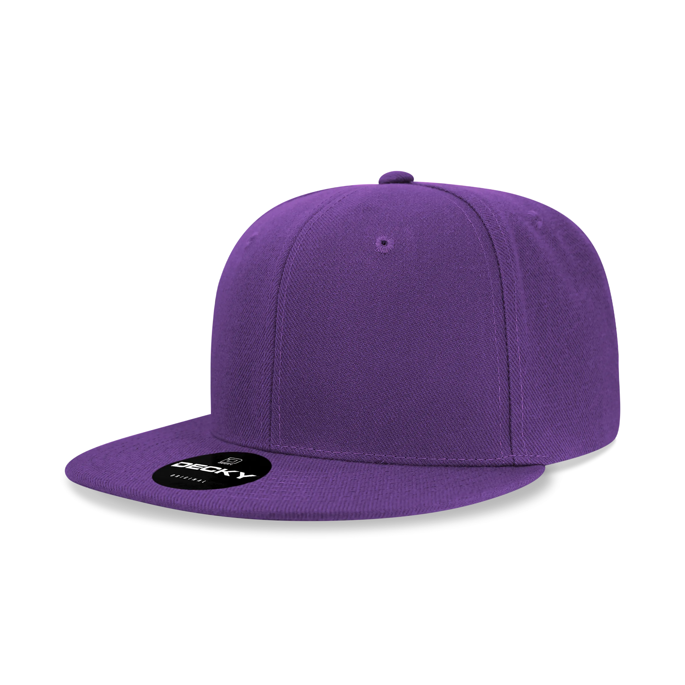 Decky 6020 - High Profile 6 Panel Snapback, Flat Bill Hat - PALLET Pricing