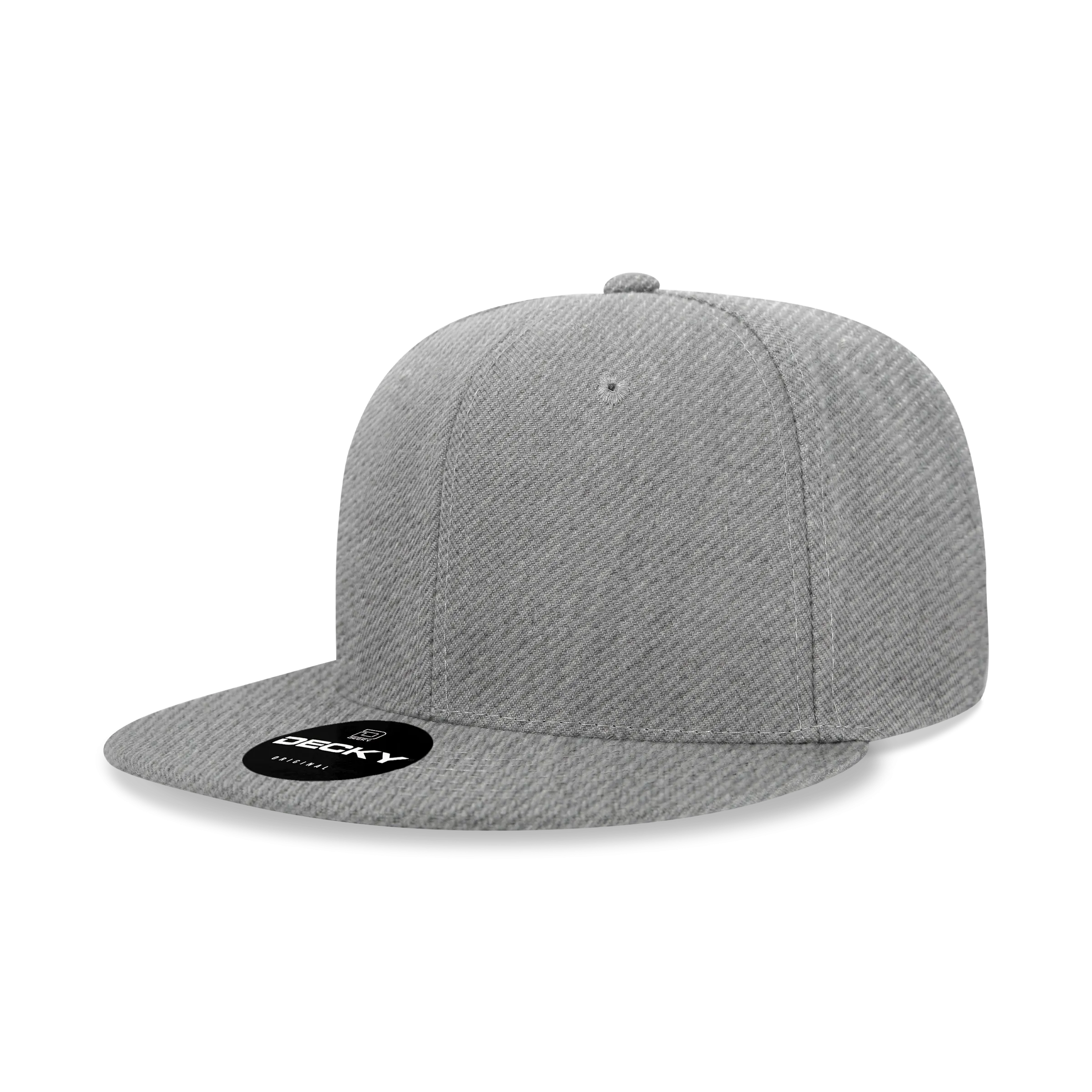 Decky 6020 - High Profile 6 Panel Snapback, Flat Bill Hat - PALLET Pricing