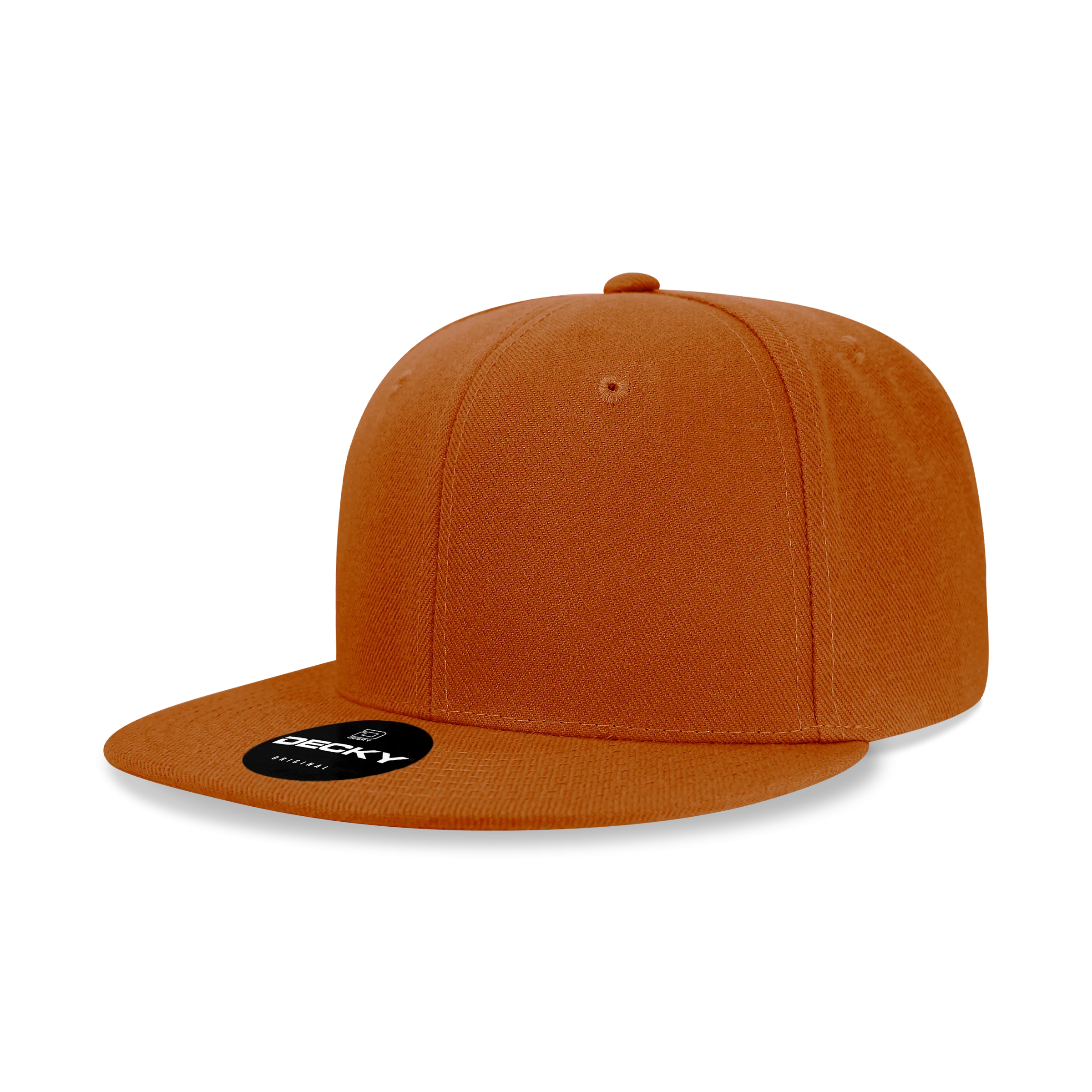Decky 6020 - High Profile 6 Panel Snapback, Flat Bill Hat - PALLET Pricing