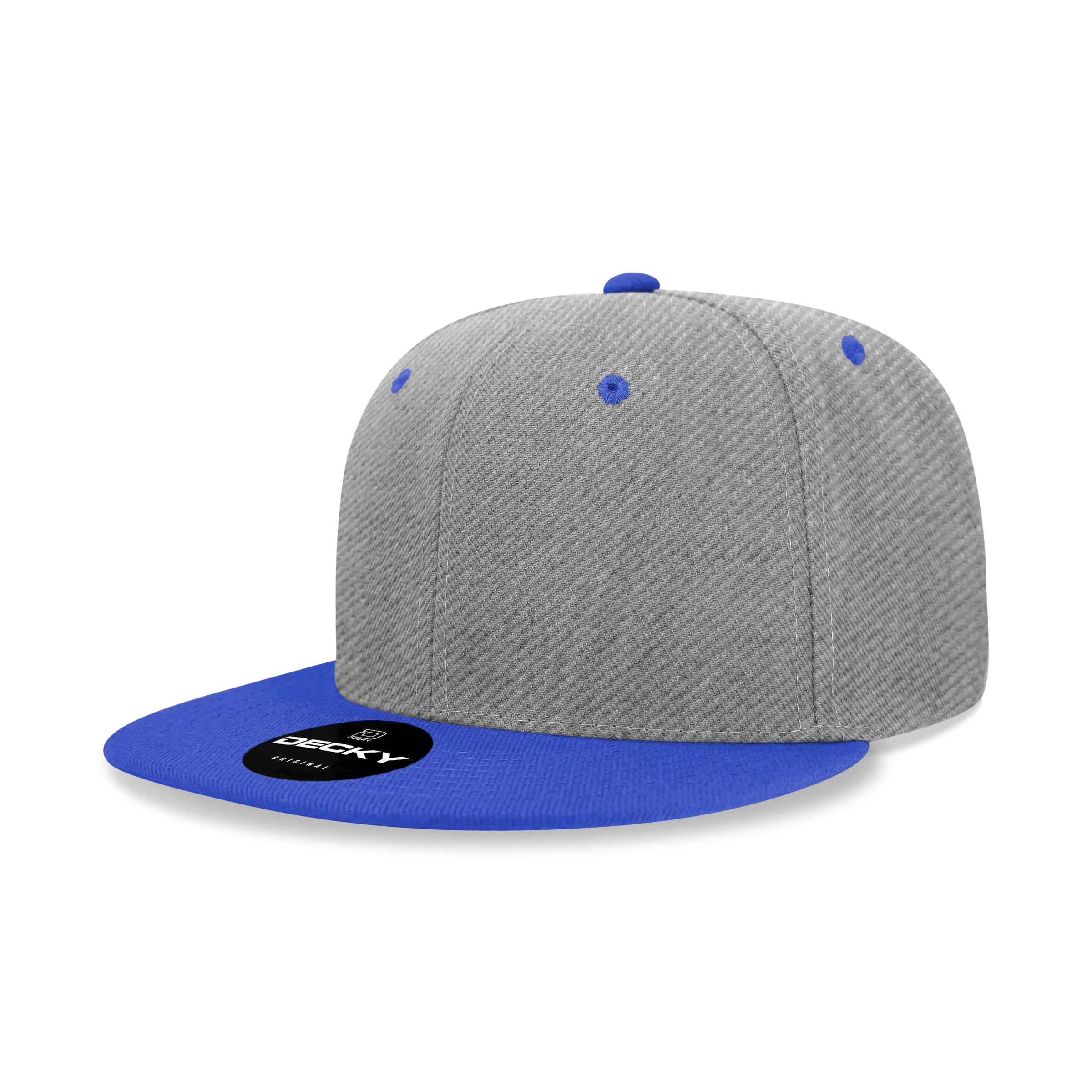 Decky 6020 - High Profile 6 Panel Snapback, Flat Bill Hat - PALLET Pricing