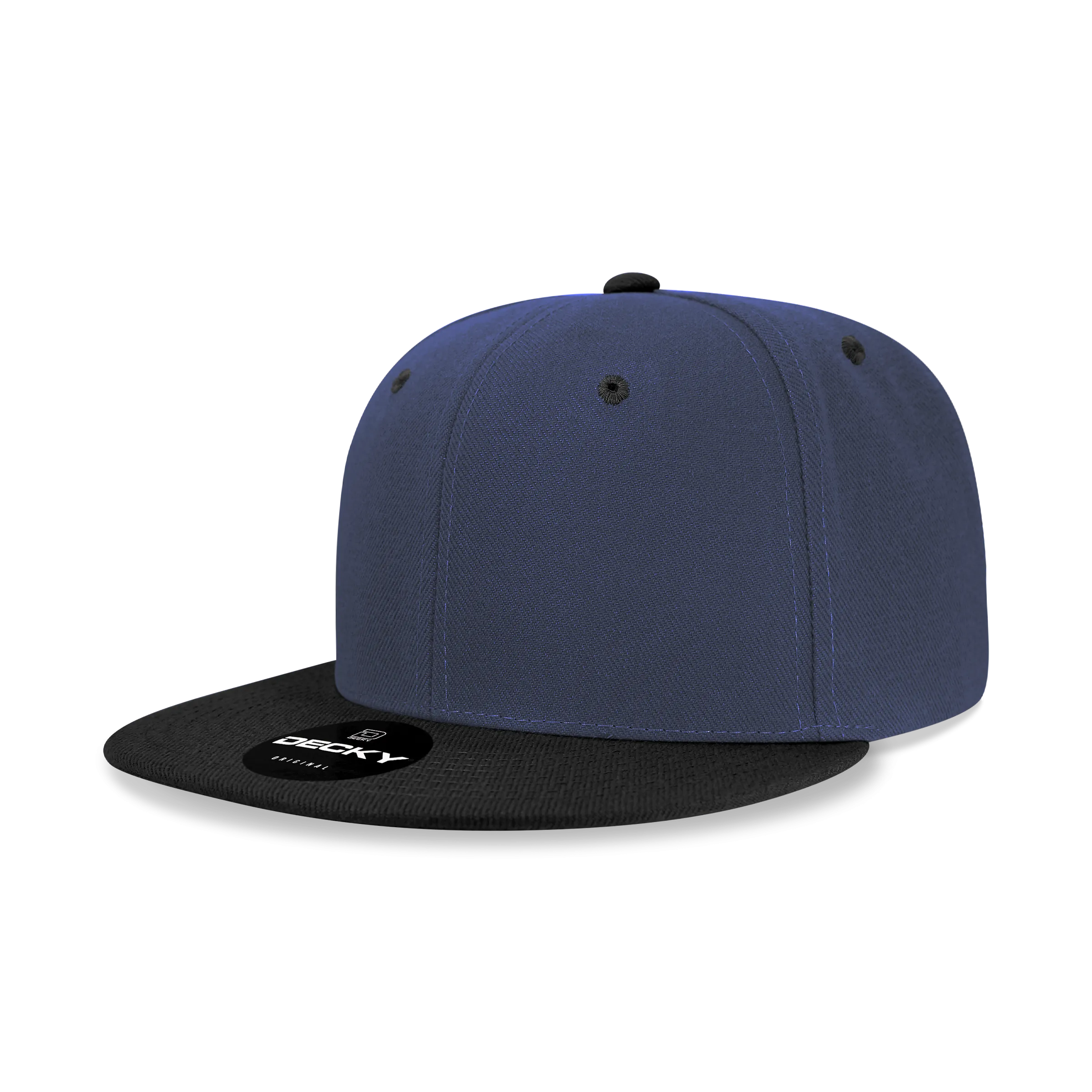 Decky 6020 - High Profile 6 Panel Snapback, Flat Bill Hat - PALLET Pricing