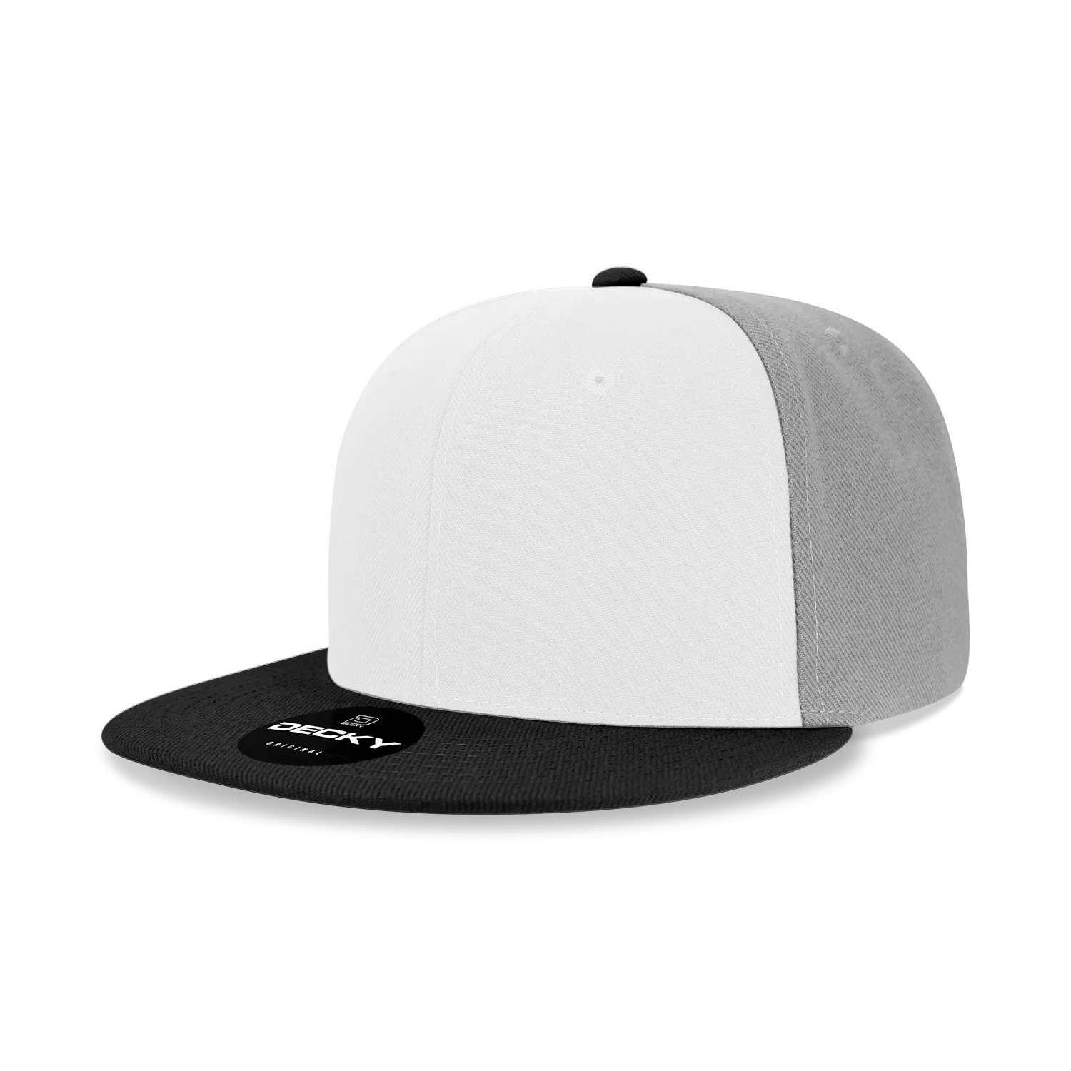Decky 6020 - High Profile 6 Panel Snapback, Flat Bill Hat - PALLET Pricing