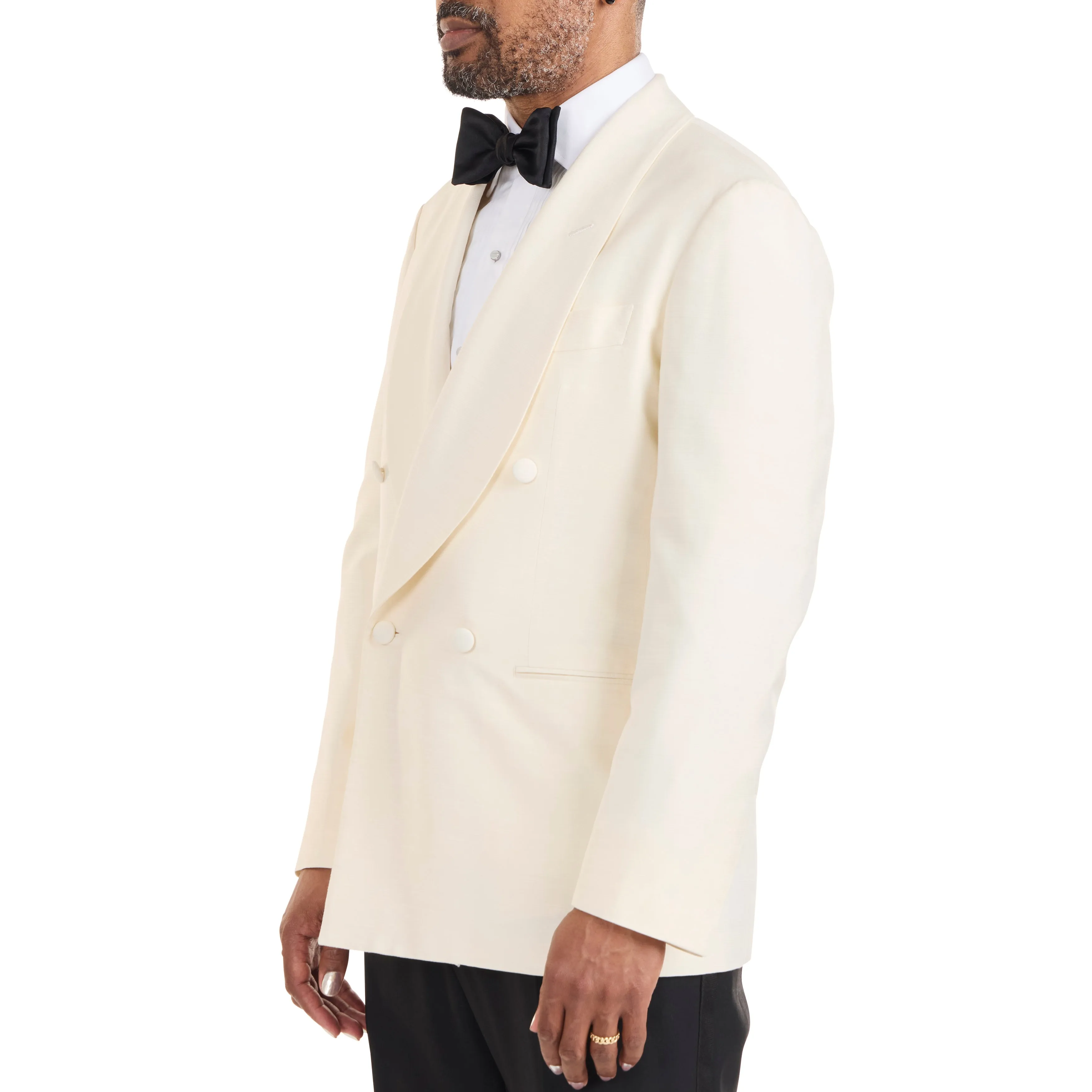 Dupioni Silk Shawl Collar Model 103 Dinner Jacket
