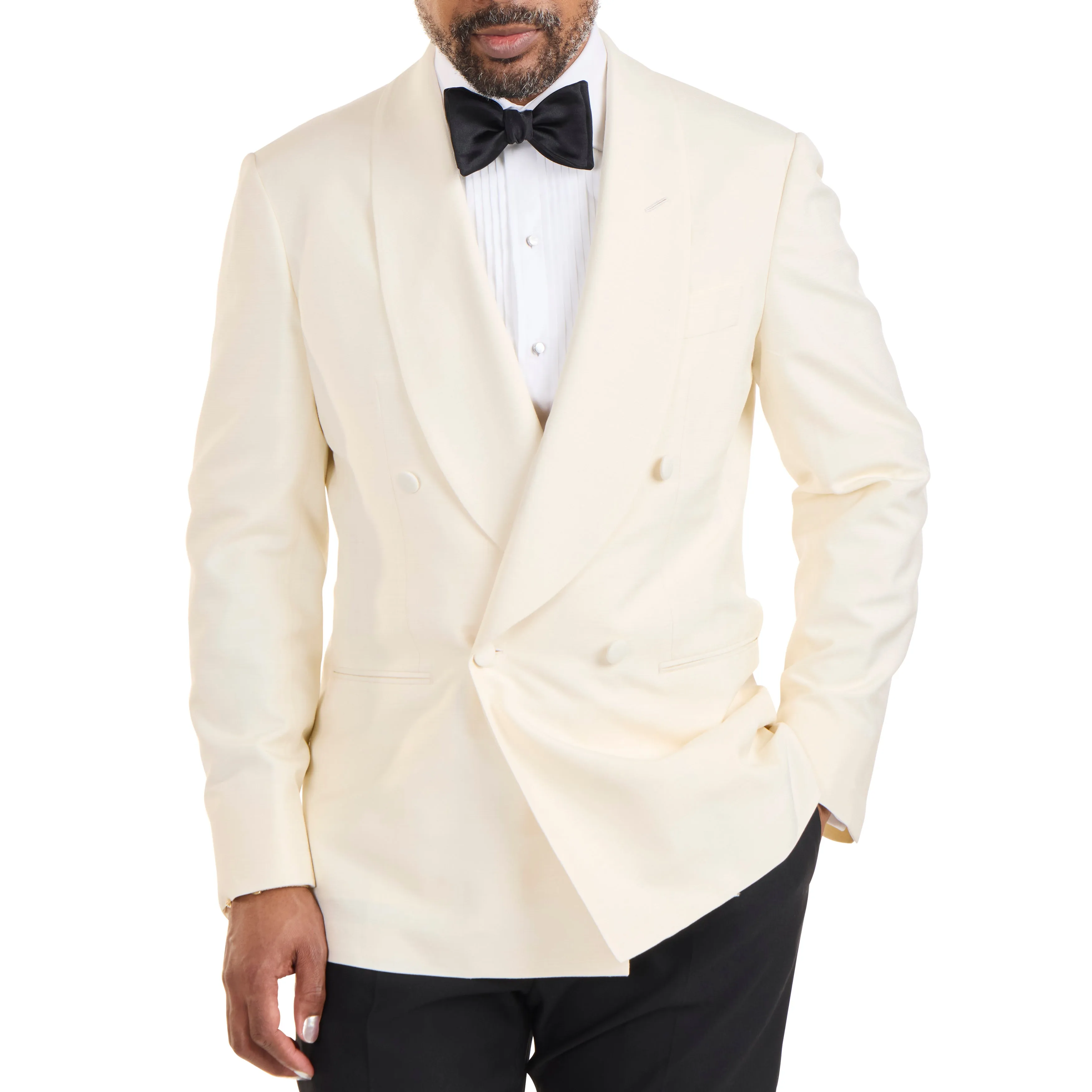 Dupioni Silk Shawl Collar Model 103 Dinner Jacket