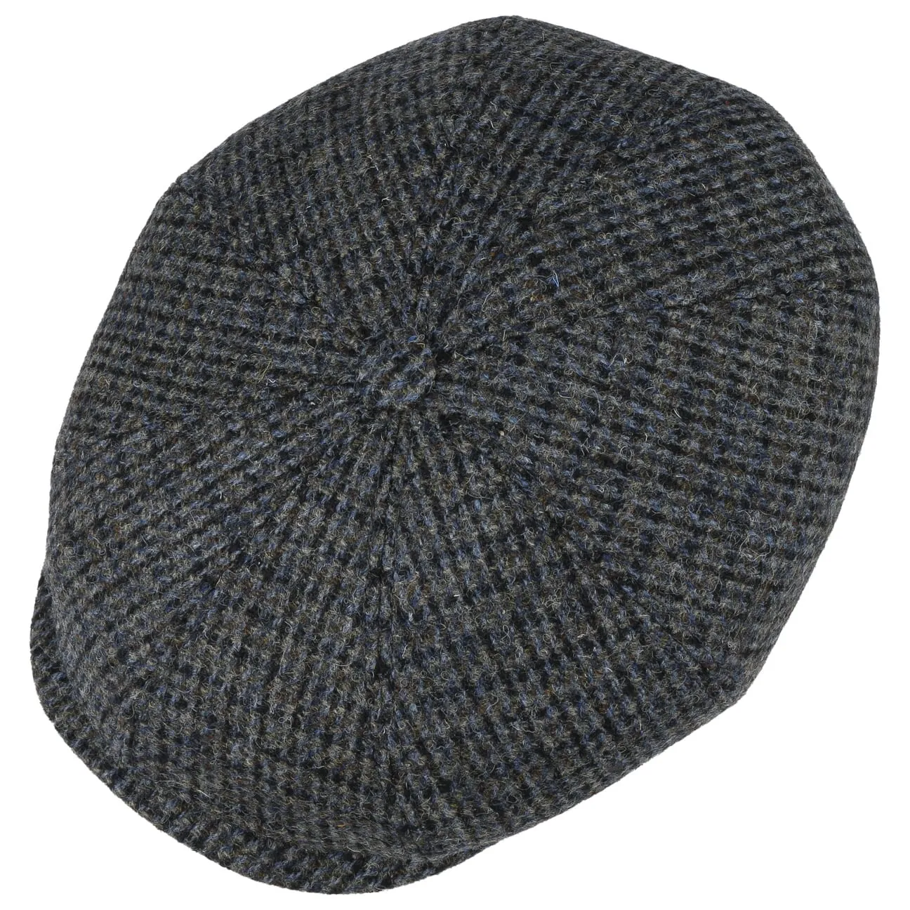 Eight Panel Cap Harris Tweed by JJ Hats