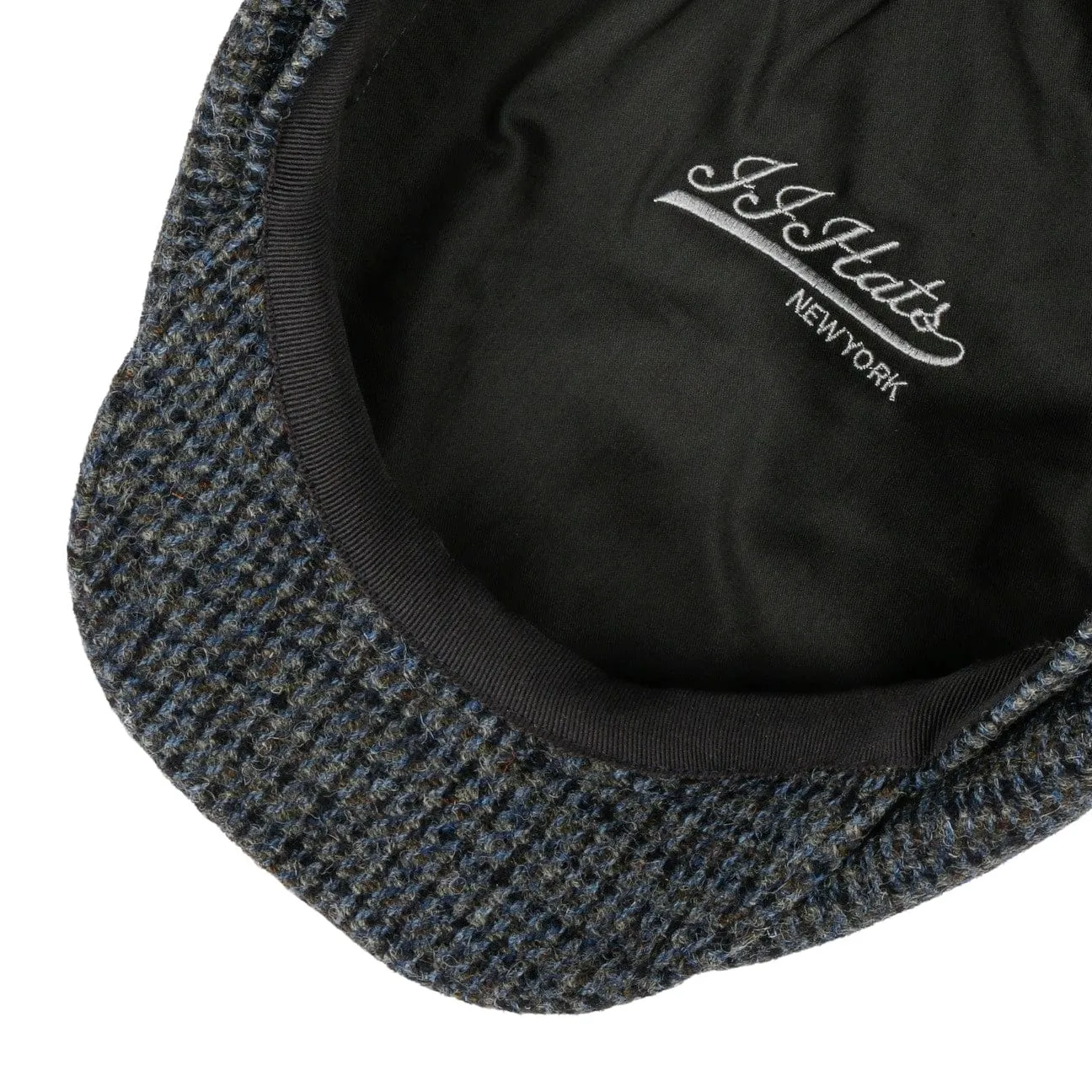 Eight Panel Cap Harris Tweed by JJ Hats