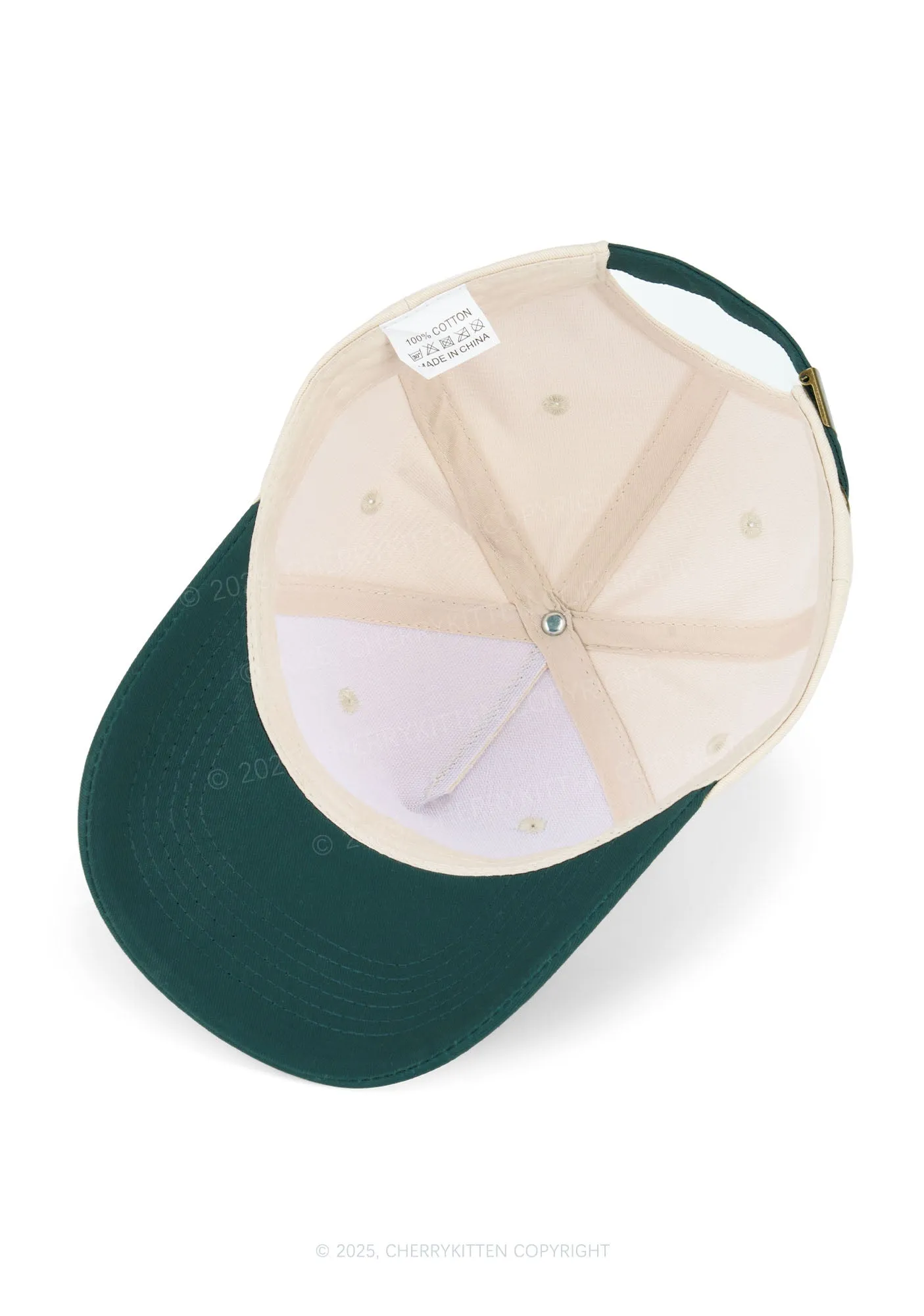 Embroidered Support Gay Rights Pride Y2K Color Block Baseball Cap Cherrykitten