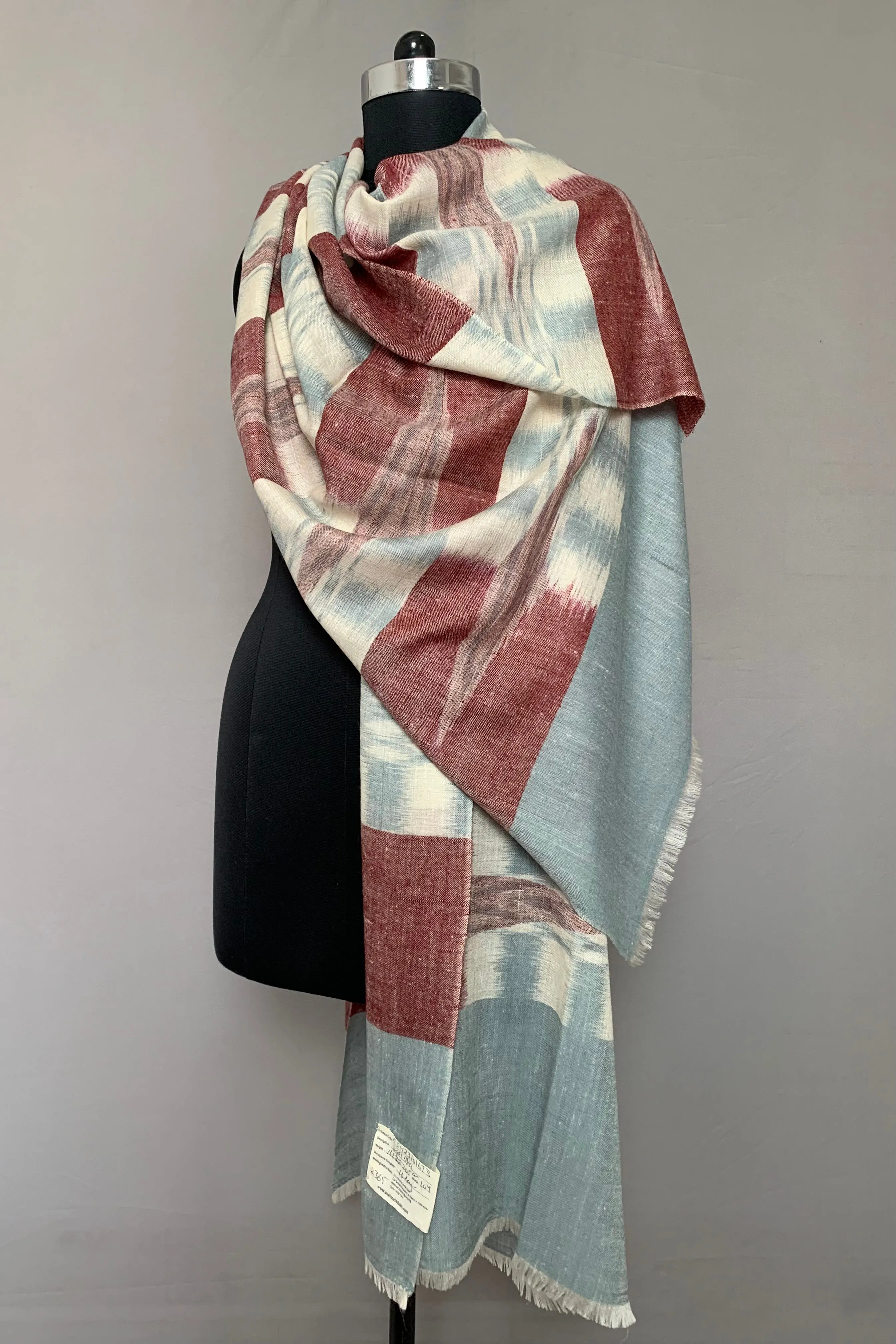 Emma Ikat Dyed Cashmere Shawl