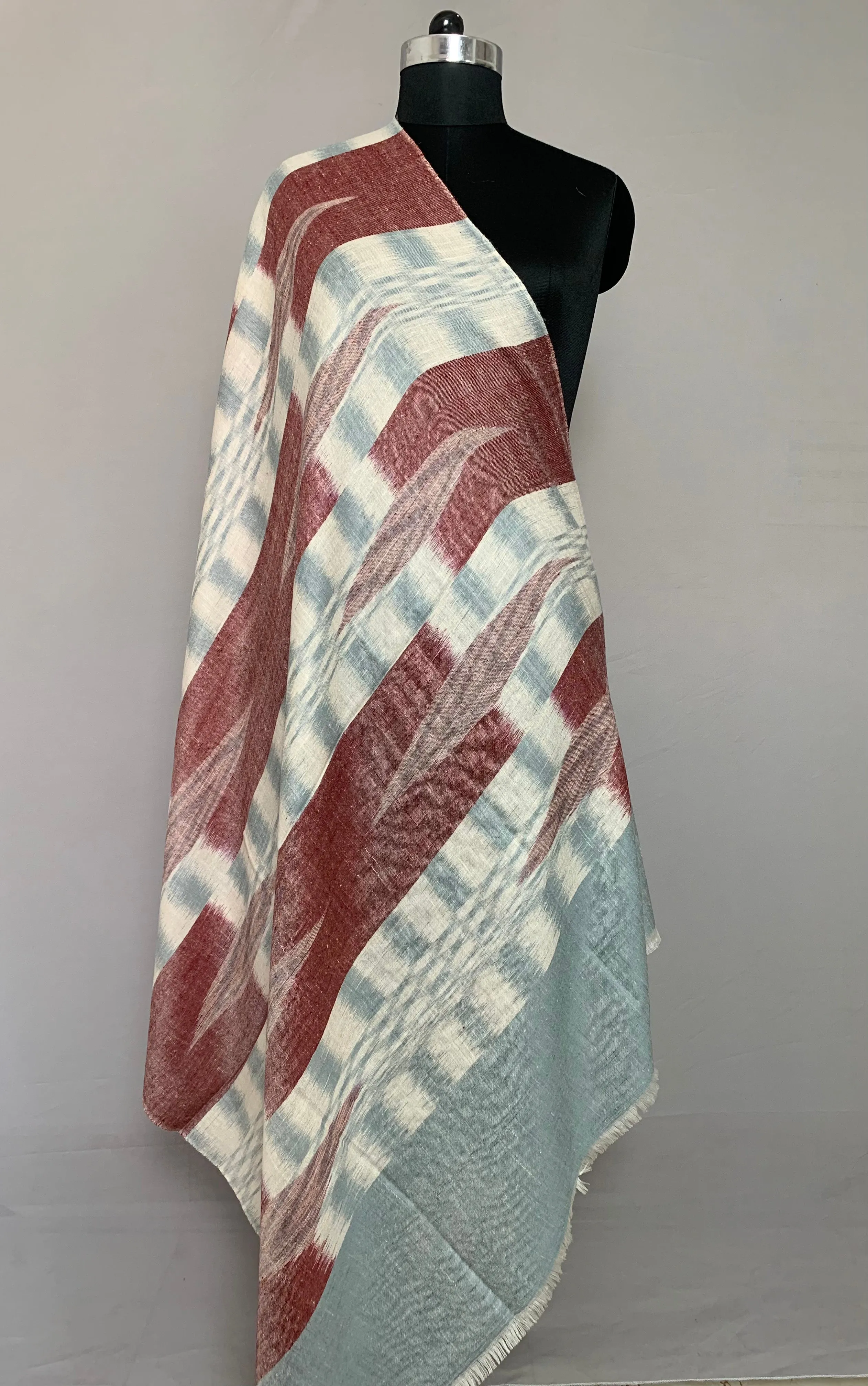 Emma Ikat Dyed Cashmere Shawl