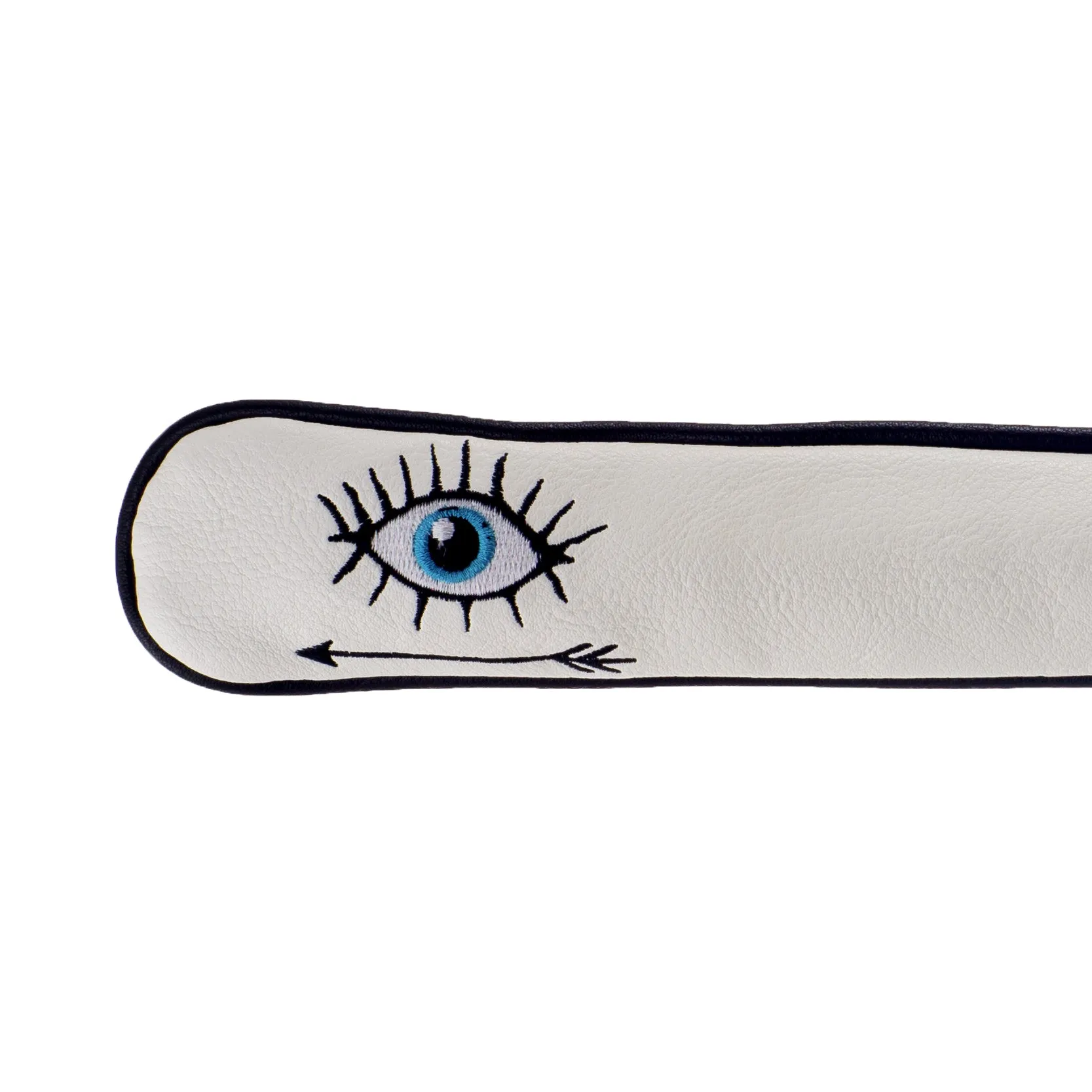 Eye and Arrow Alignment Stick Cover, White