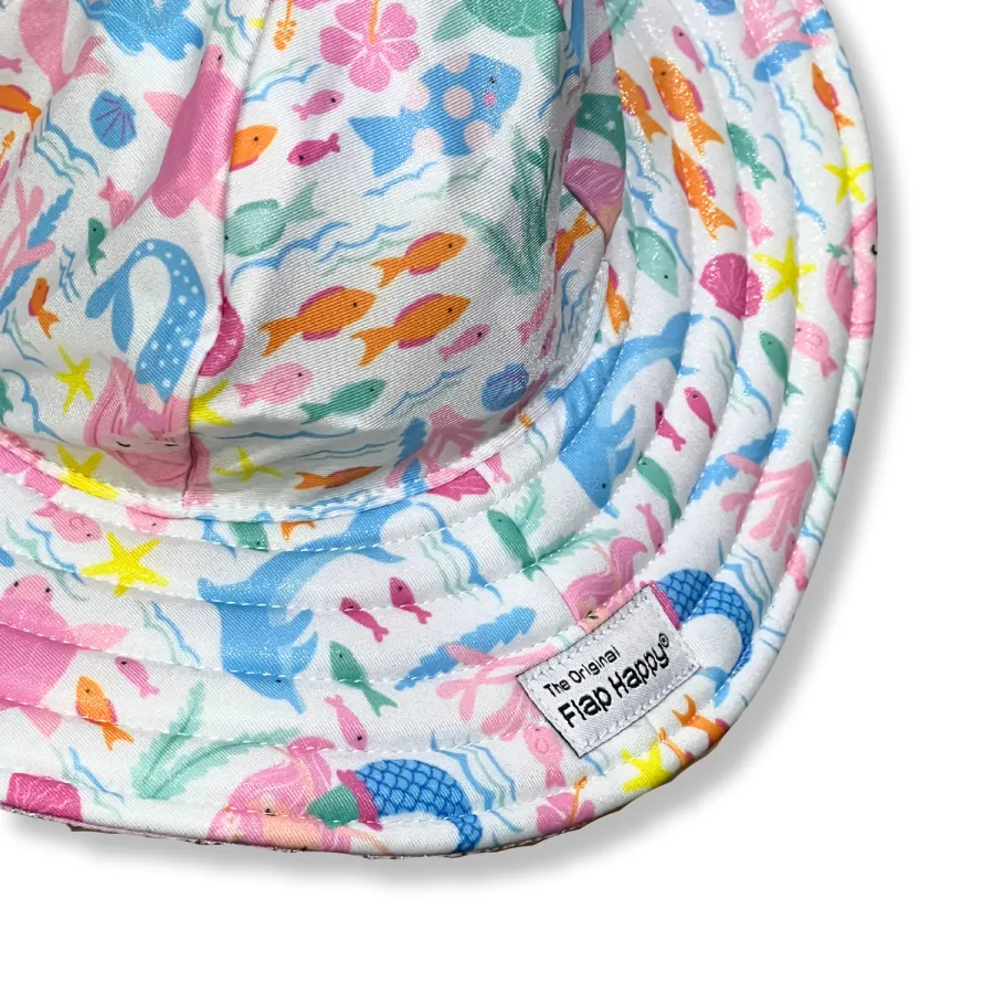 Flap Happy Upf 50  Summer Splash Swim Hat SUSD - Fantasea Mermaids