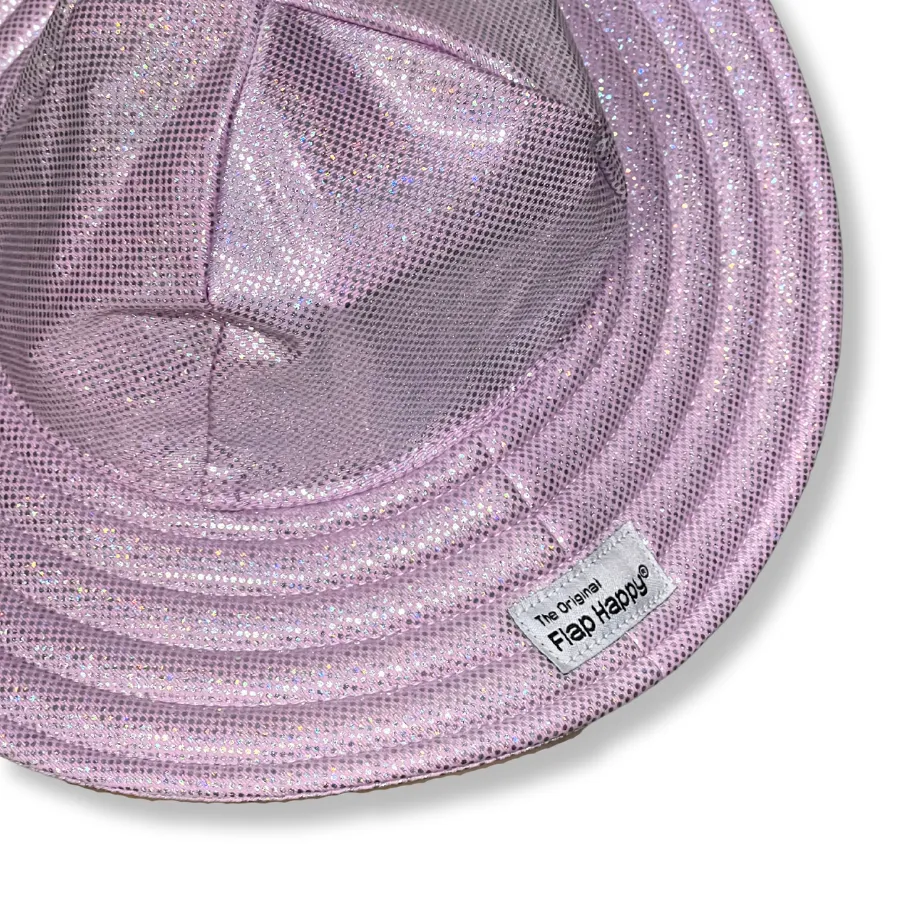 Flap Happy Upf 50  Summer Splash Swim Hat SUSD - Sparkling Sunset Pink