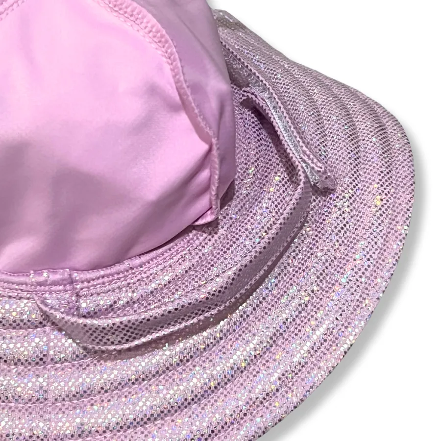 Flap Happy Upf 50  Summer Splash Swim Hat SUSD - Sparkling Sunset Pink