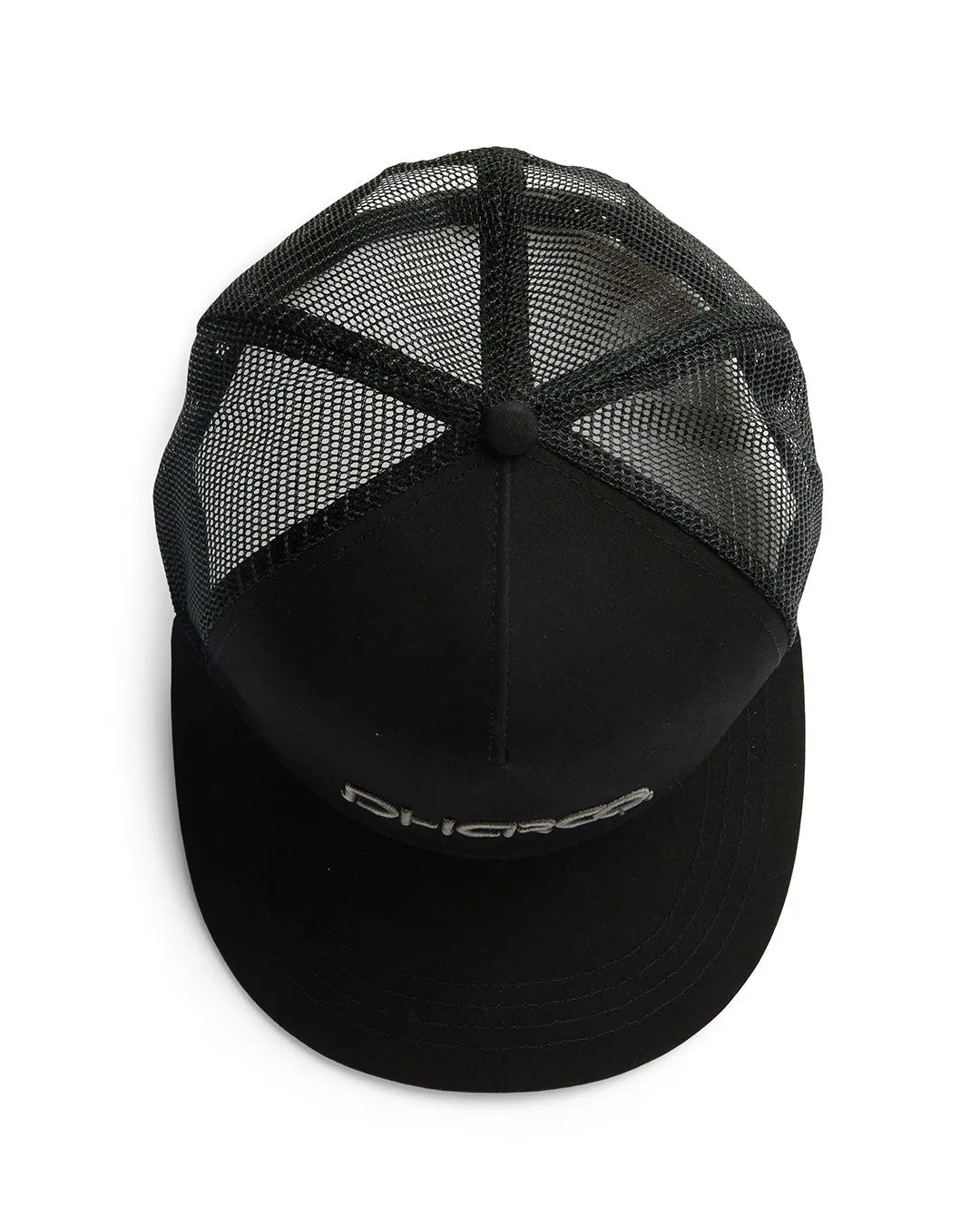 Flat Brim Trucker | Black