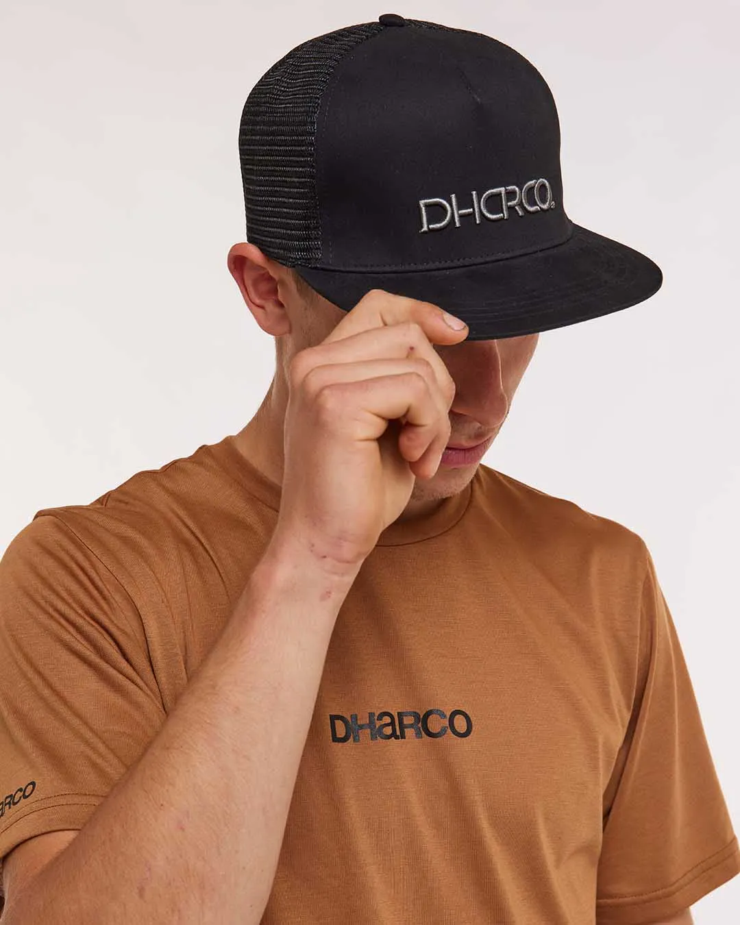 Flat Brim Trucker | Black
