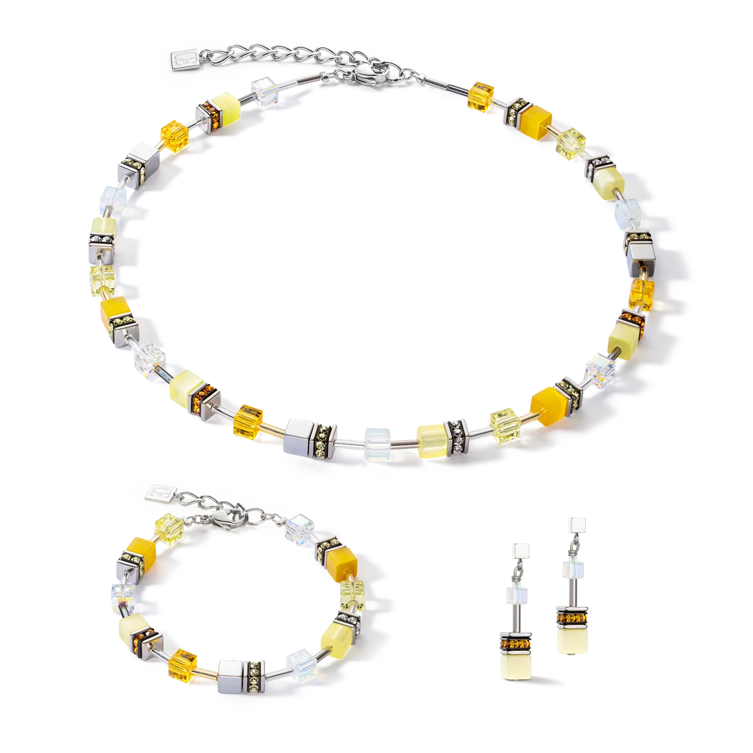 GeoCUBE® Iconic Joyful Colours bracelet yellow