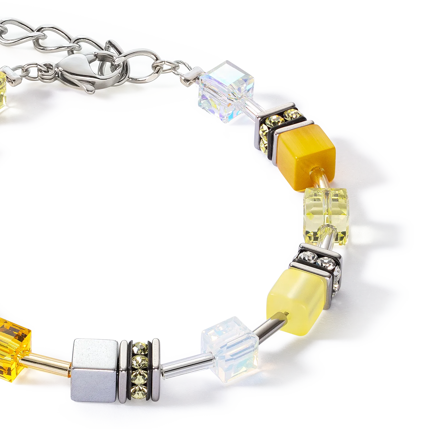GeoCUBE® Iconic Joyful Colours bracelet yellow