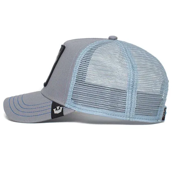 Goorin Bros Lone Wolf Design - Grey Animal Themed Trucker Cap