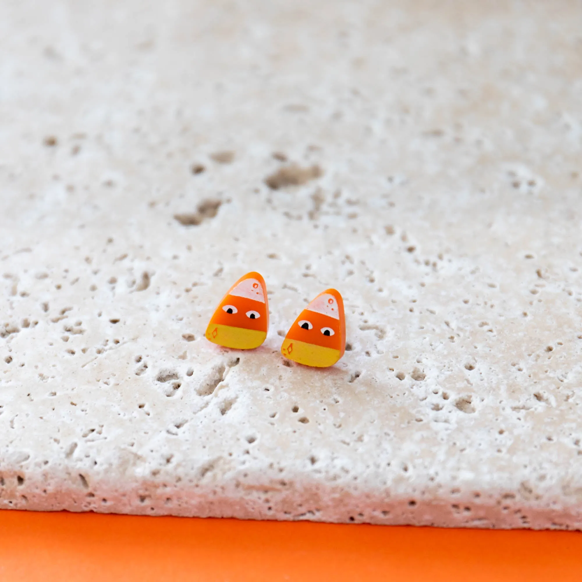 Halloween Candy Corn Earrings