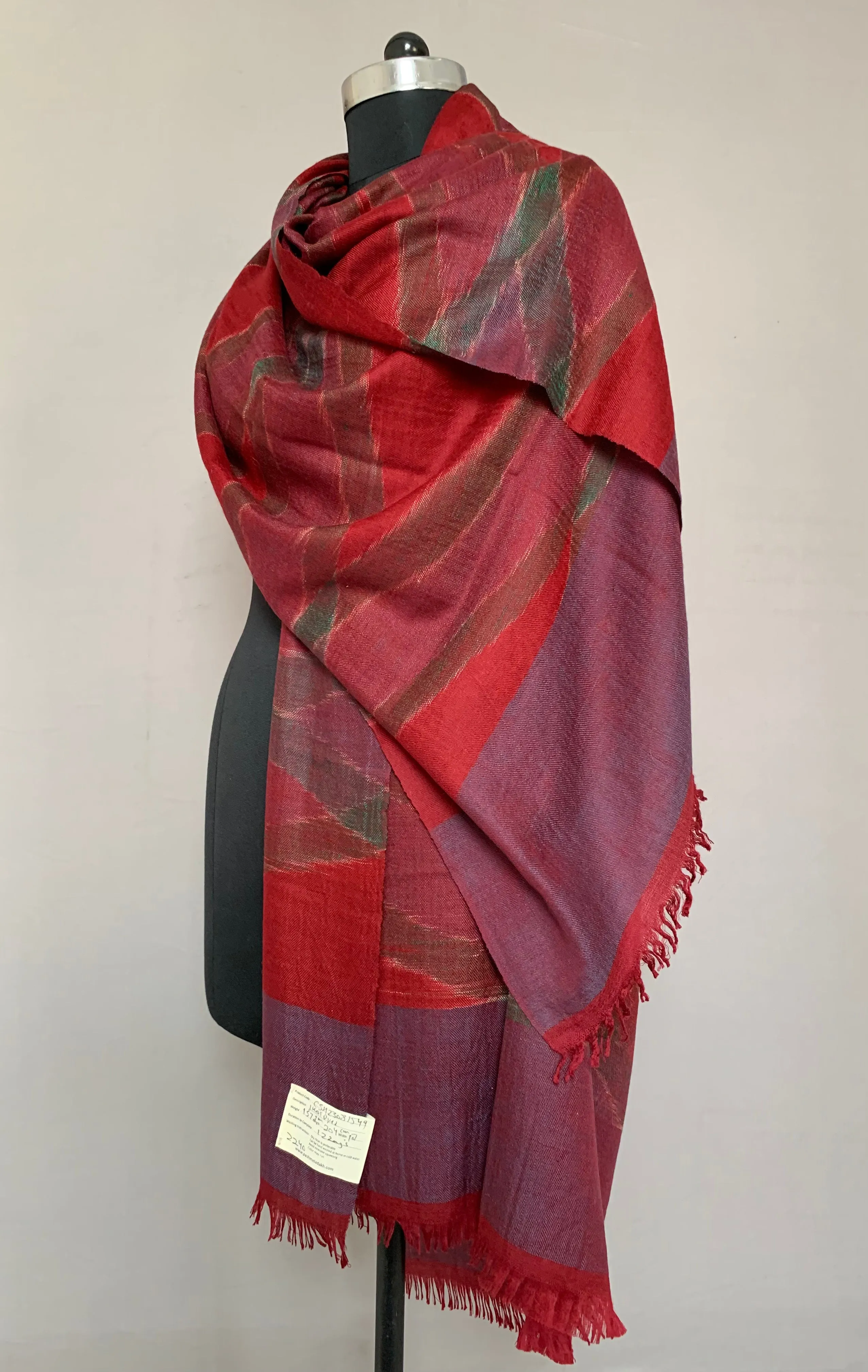 Hana Ikat Dyed Cashmere Shawl