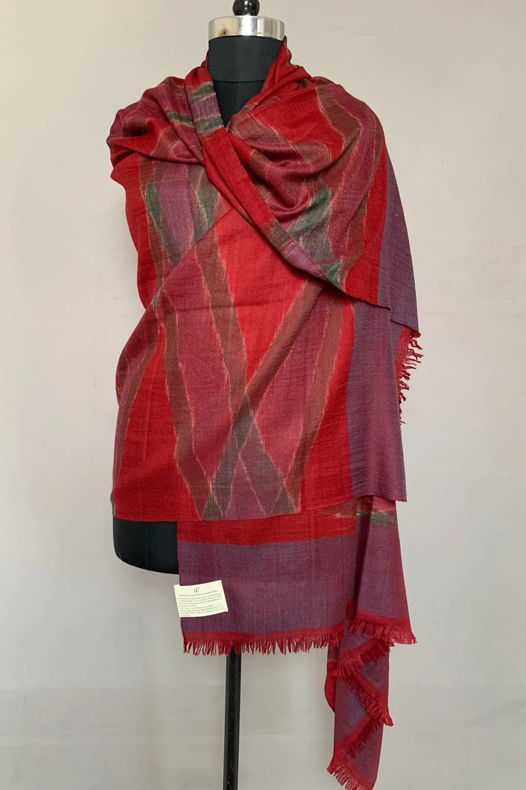 Hana Ikat Dyed Cashmere Shawl