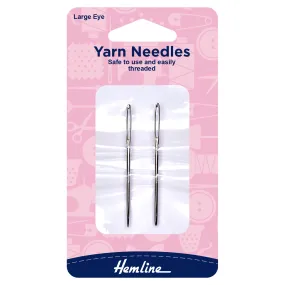 Hemline Hand Sewing Needles: Wool & Yarn: Metal: 2 Pieces