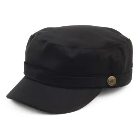 Herringbone Army Cap Black Wholesale Pack
