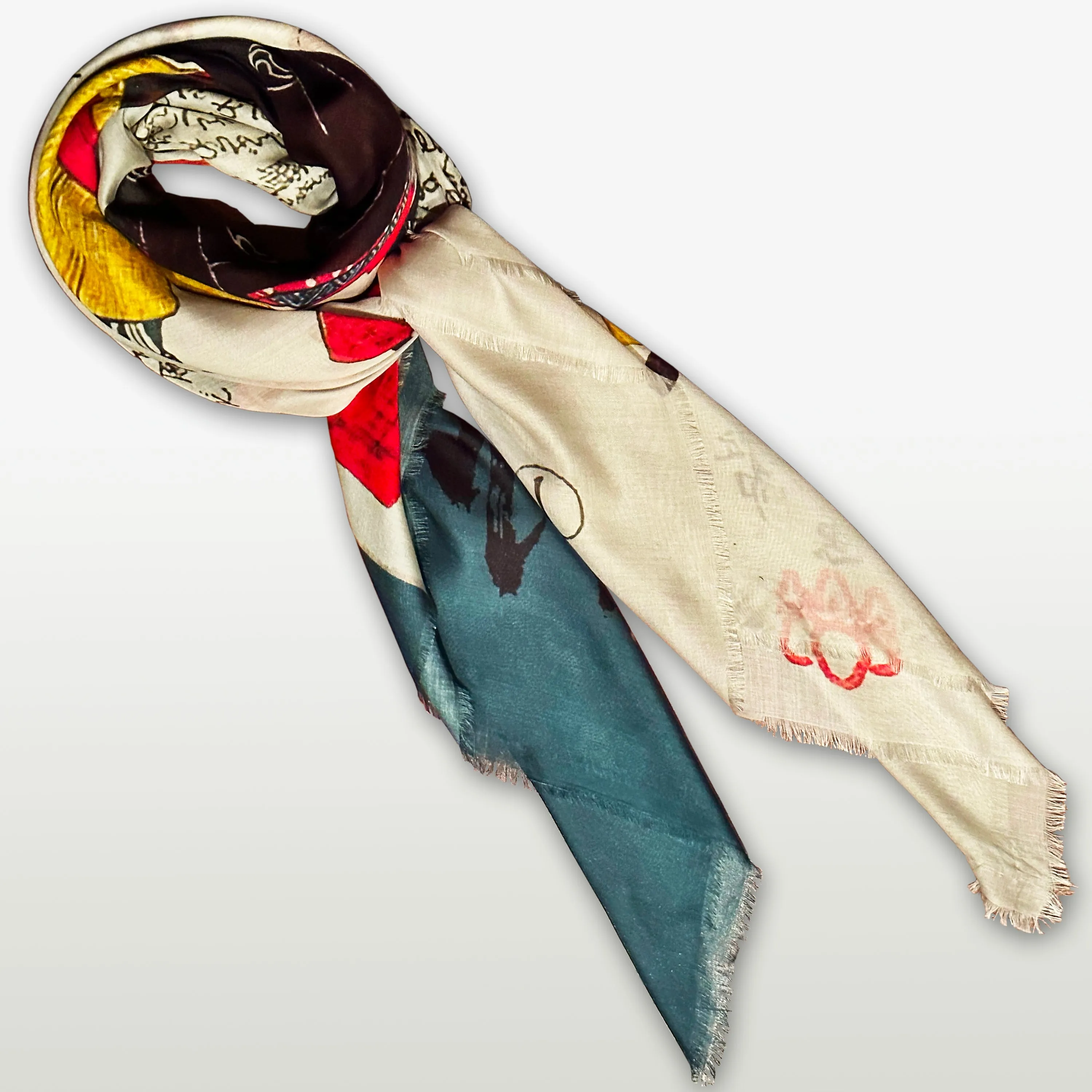Hojo Masako Samurai Queen Silk Modal Scarf