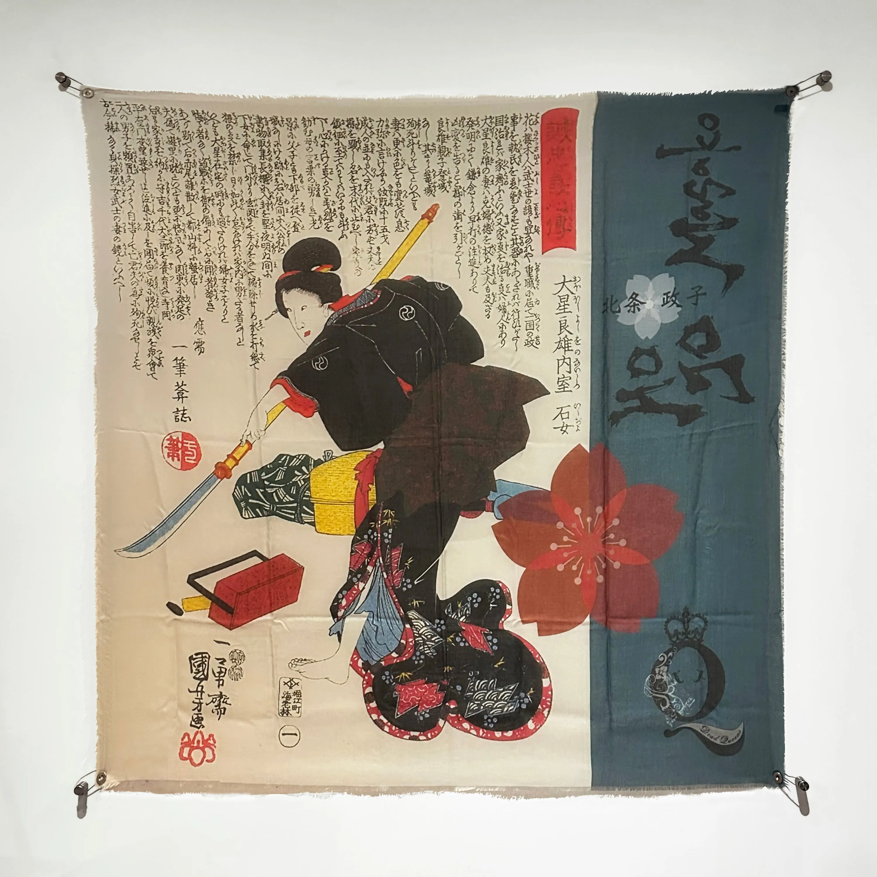 Hojo Masako Samurai Queen Silk Modal Scarf