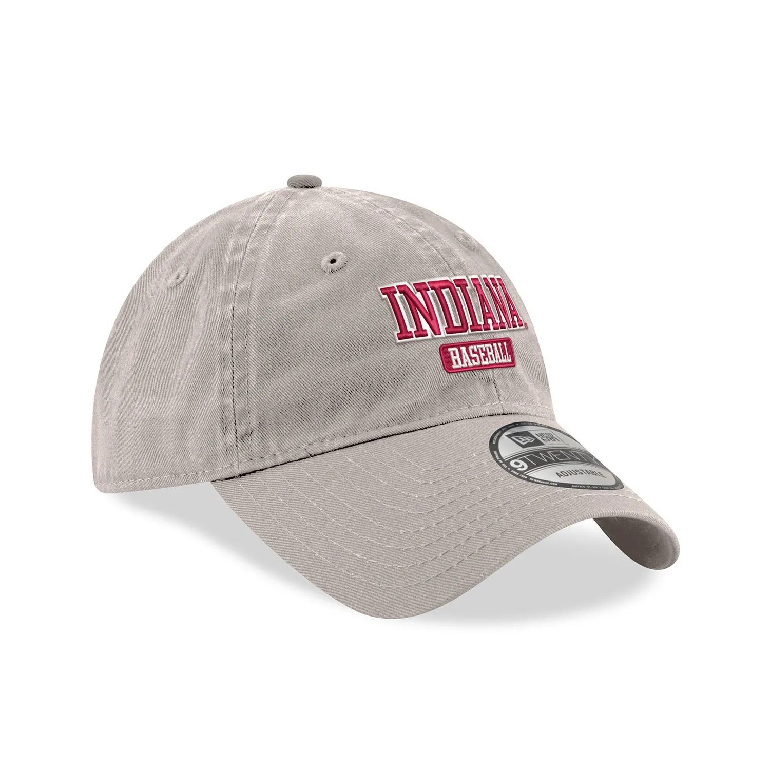 Indiana Hoosiers Baseball Stone Adjustable Hat